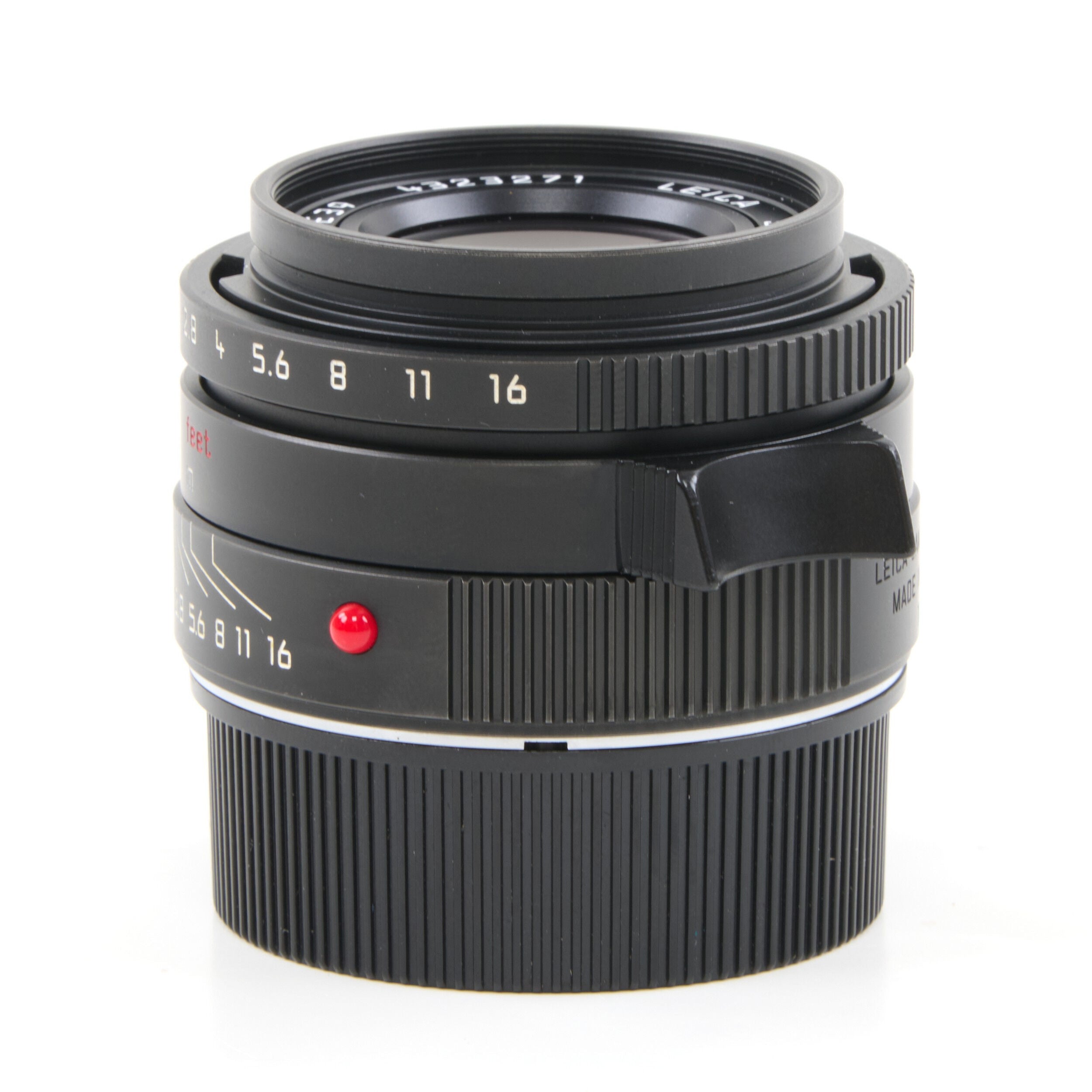 Leica 35mm f2 Summicron-M ASPH Limited Edition Black Chrome + Box