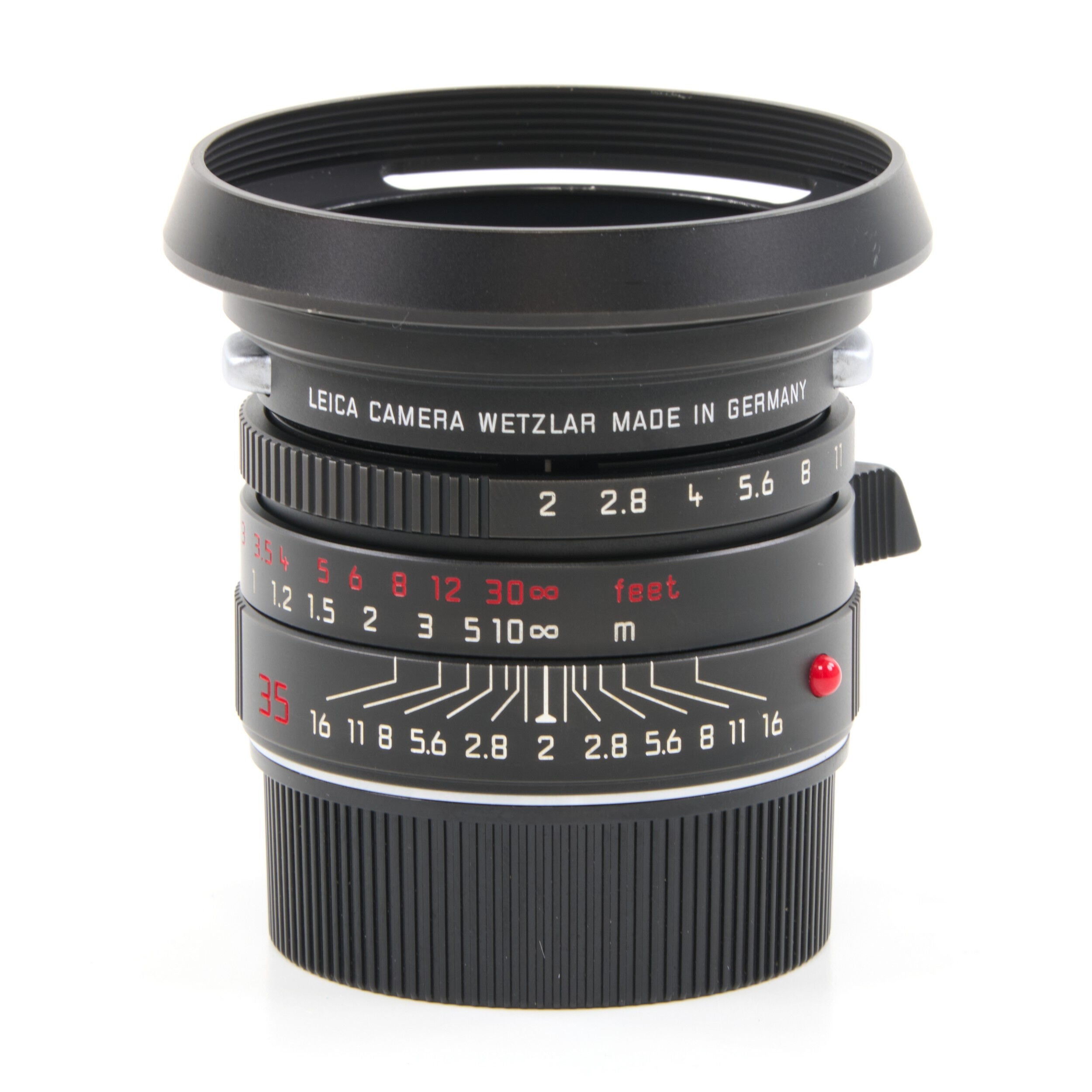 Leica 35mm f2 Summicron-M ASPH Limited Edition Black Chrome + Box