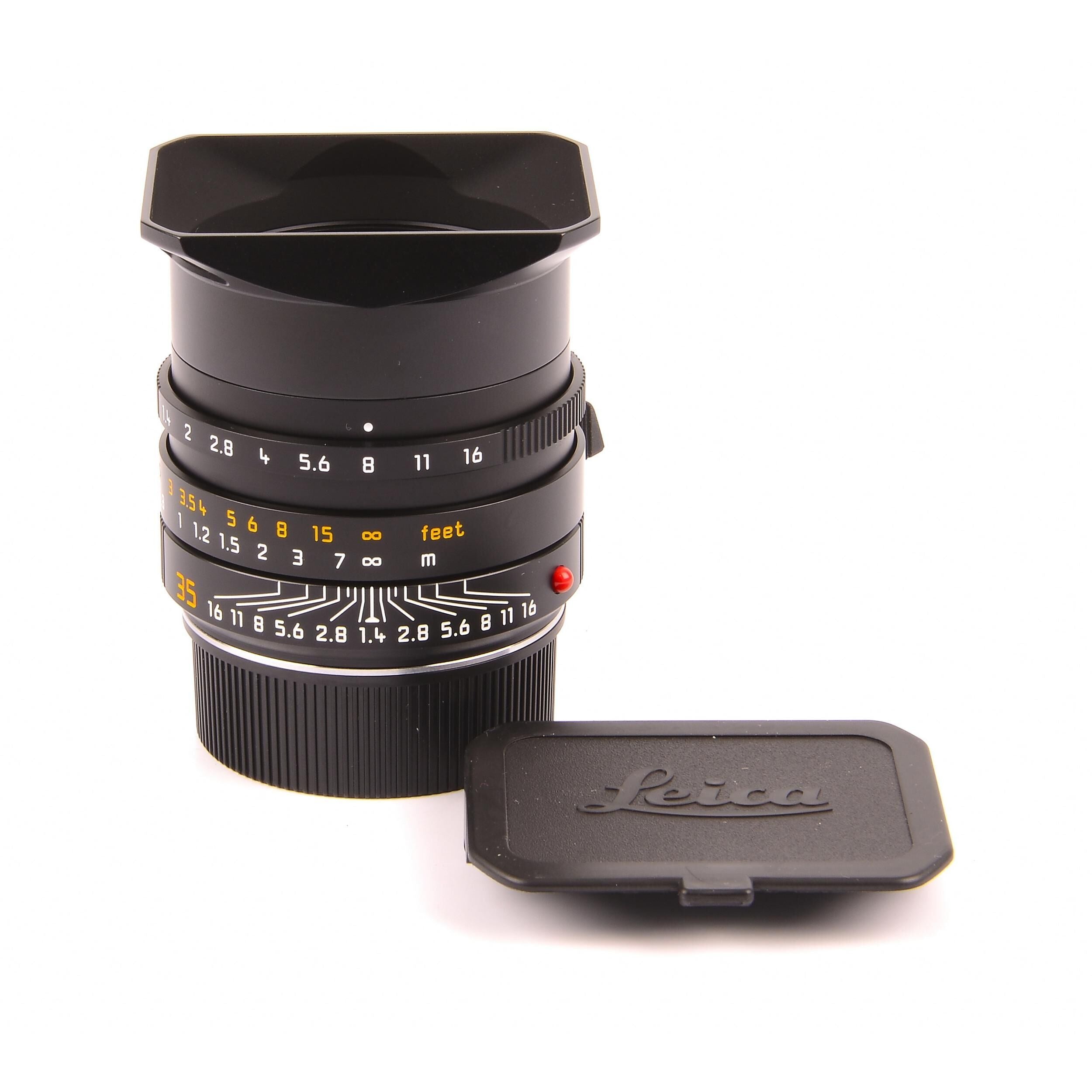 Leica 35mm f1.4 Summilux-M ASPH Black FLE + Sealed Box