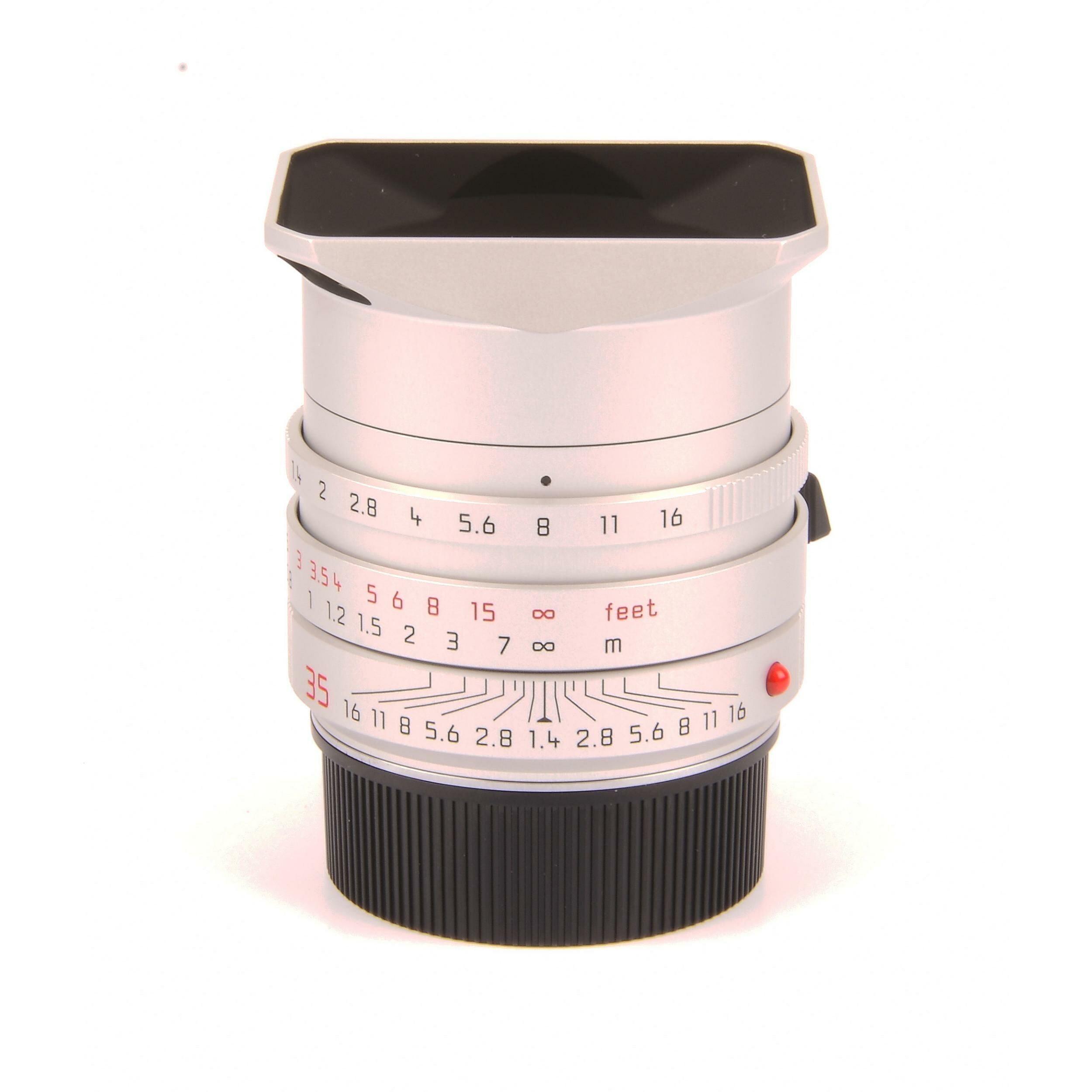 Leica 35mm f1.4 Summilux-M ASPH Silver FLE + Box