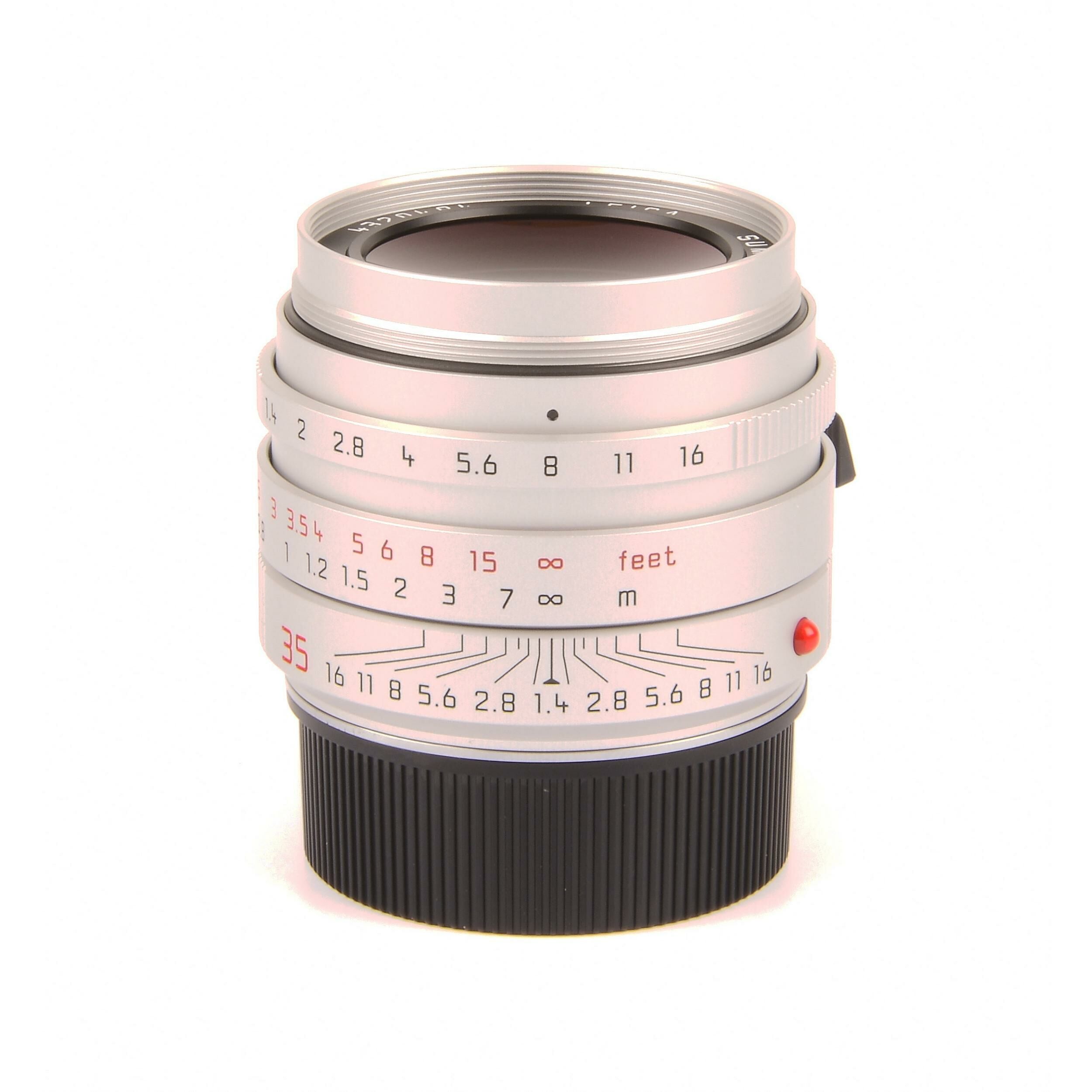 Leica 35mm f1.4 Summilux-M ASPH Silver FLE + Box