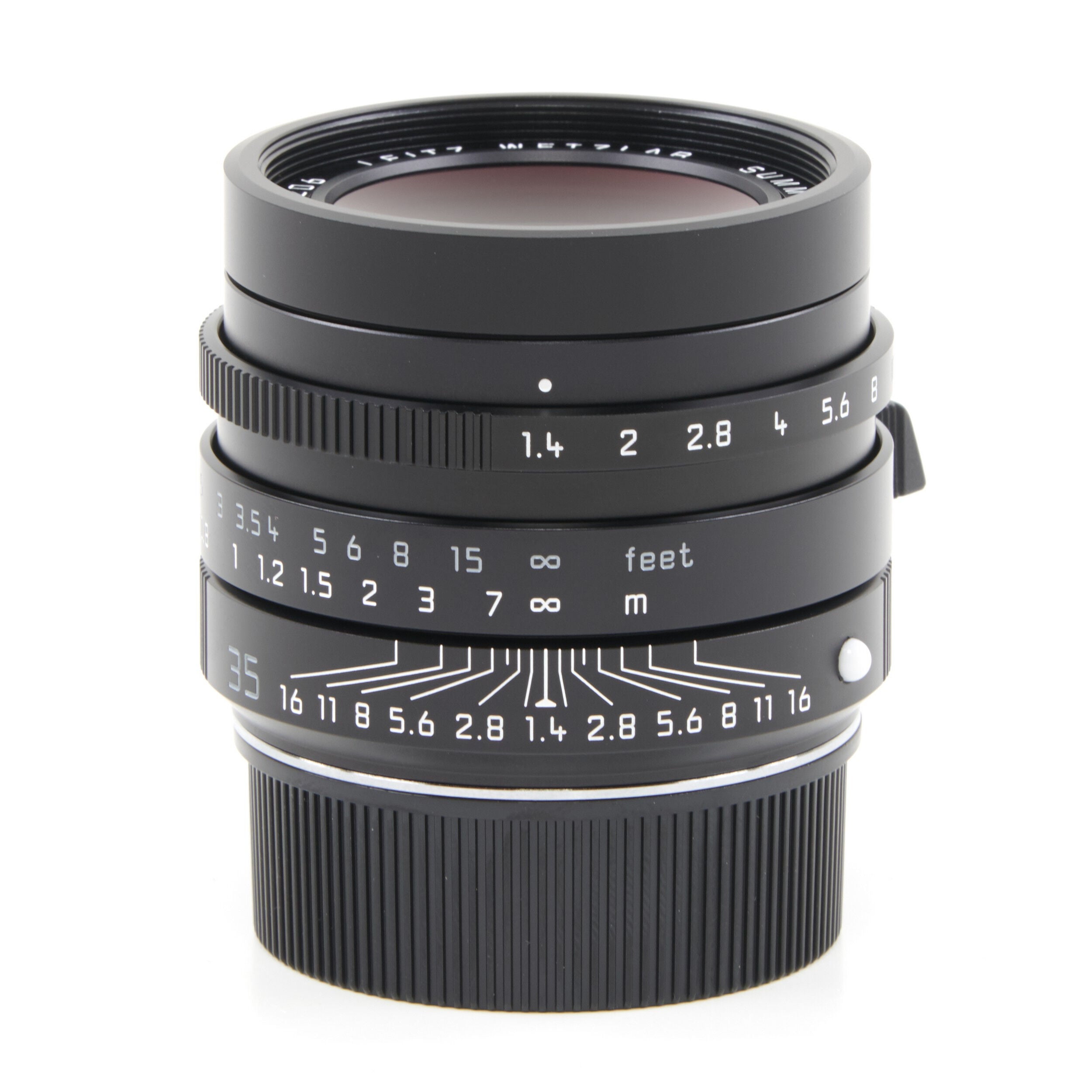 Leica 35mm f1.4 Summilux-M ASPH Black FLE "Leitz Wetzlar"