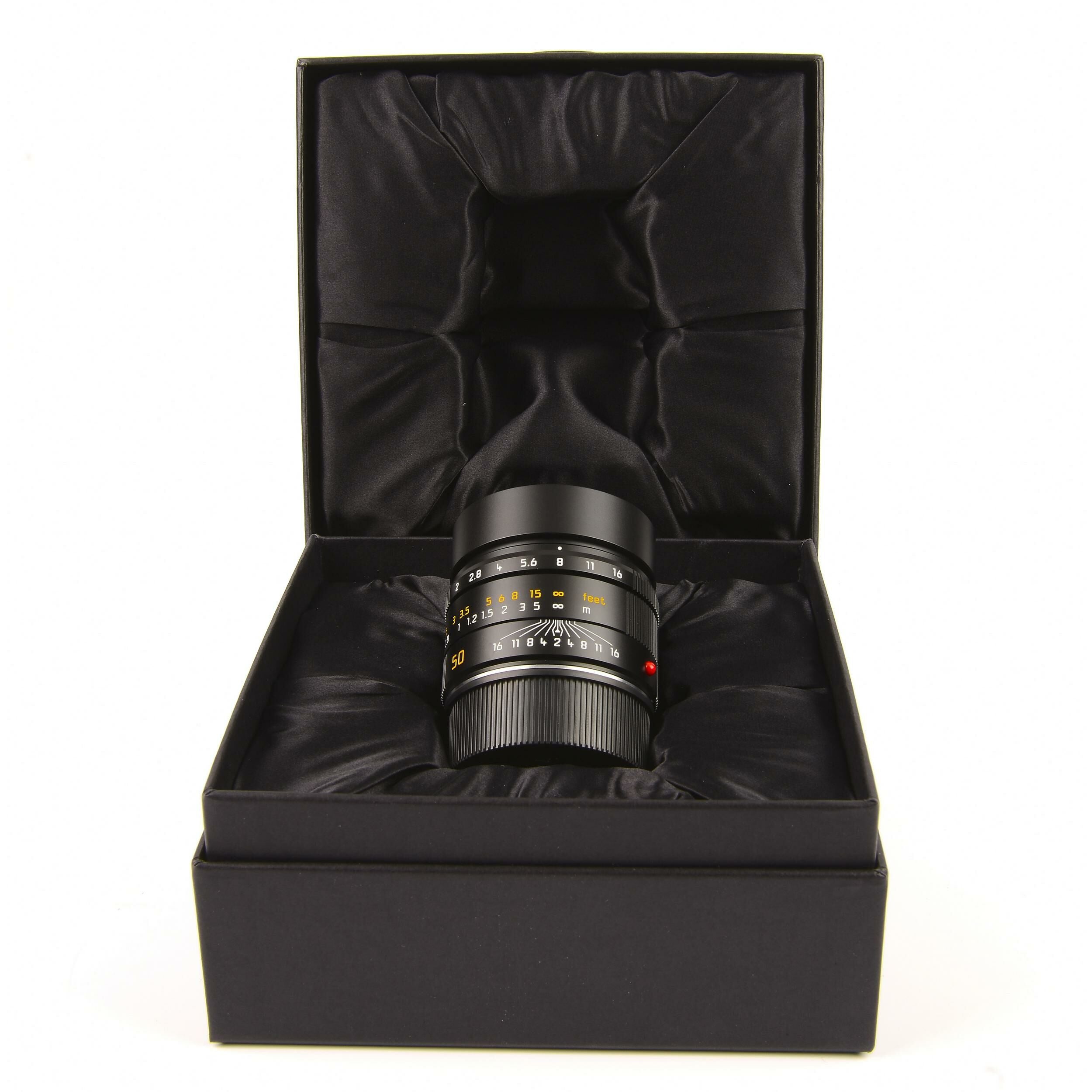 Leica 50mm f2 APO-Summicron-M ASPH Black+ Box