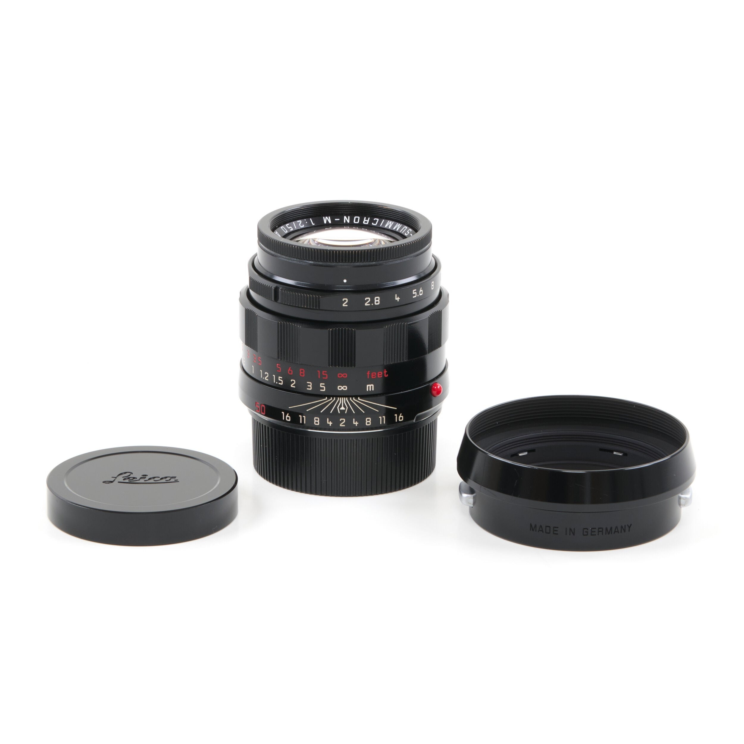 Leica 50mm f2 APO-Summicron-M ASPH LHSA Black Paint + Box