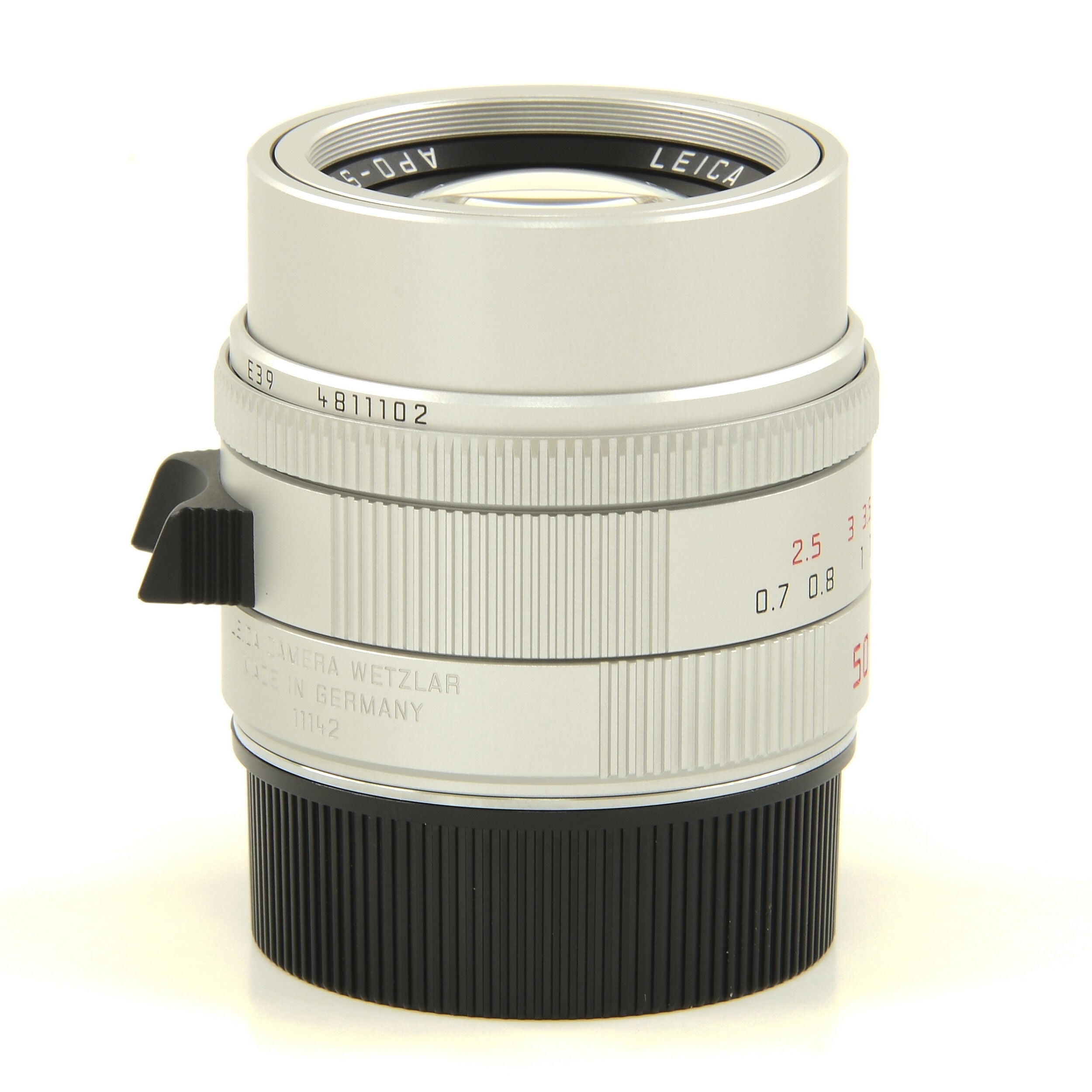Leica 50mm f2 APO-Summicron-M Silver + Box