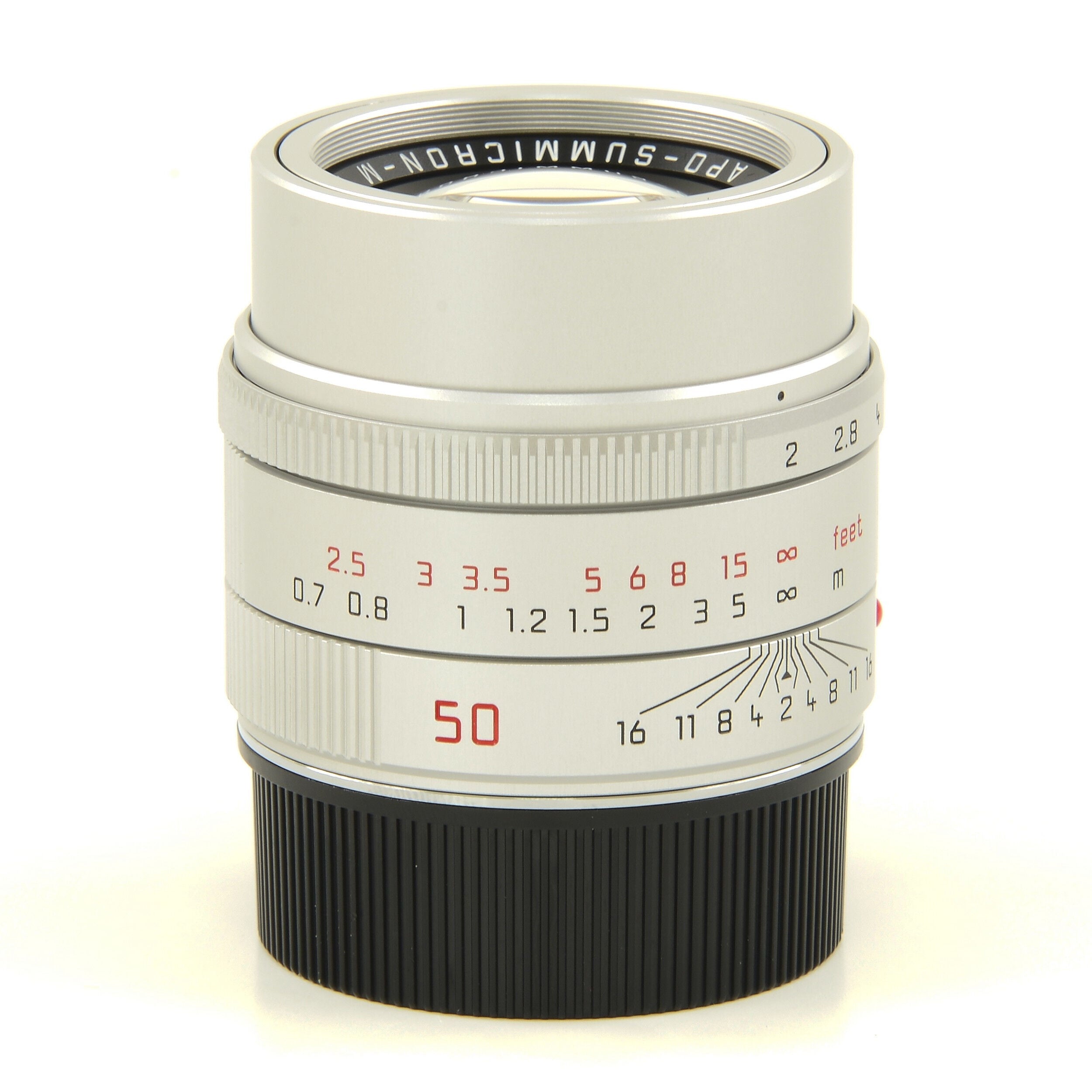 Leica 50mm f2 APO-Summicron-M Silver + Box