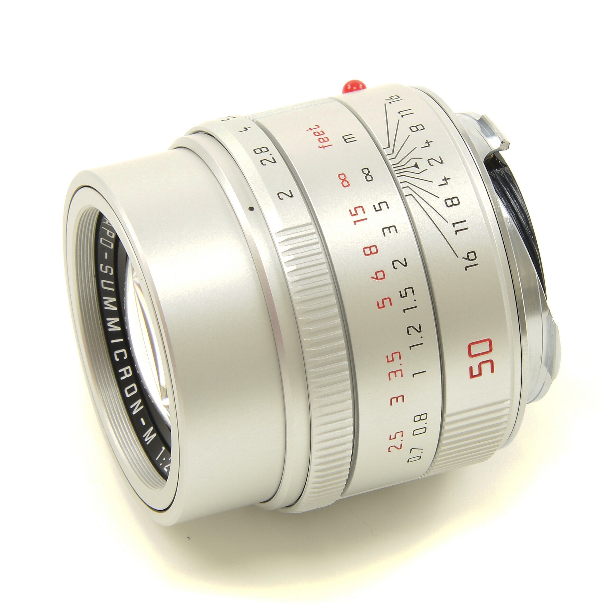 Leica 50mm f2 APO-Summicron-M Silver + Box