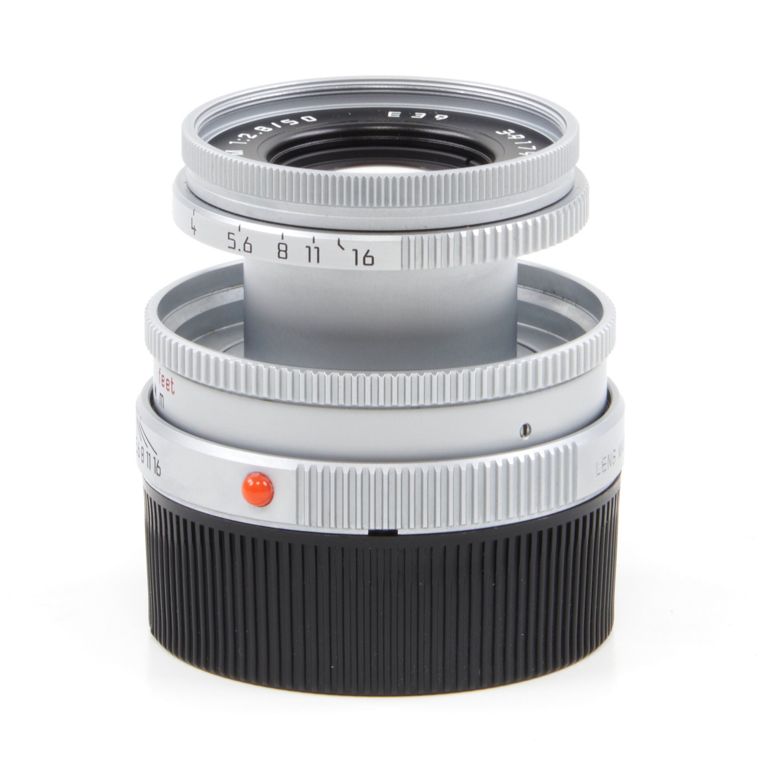 Leica 50mm f2.8 Elmar-M Silver 6-Bit + Box