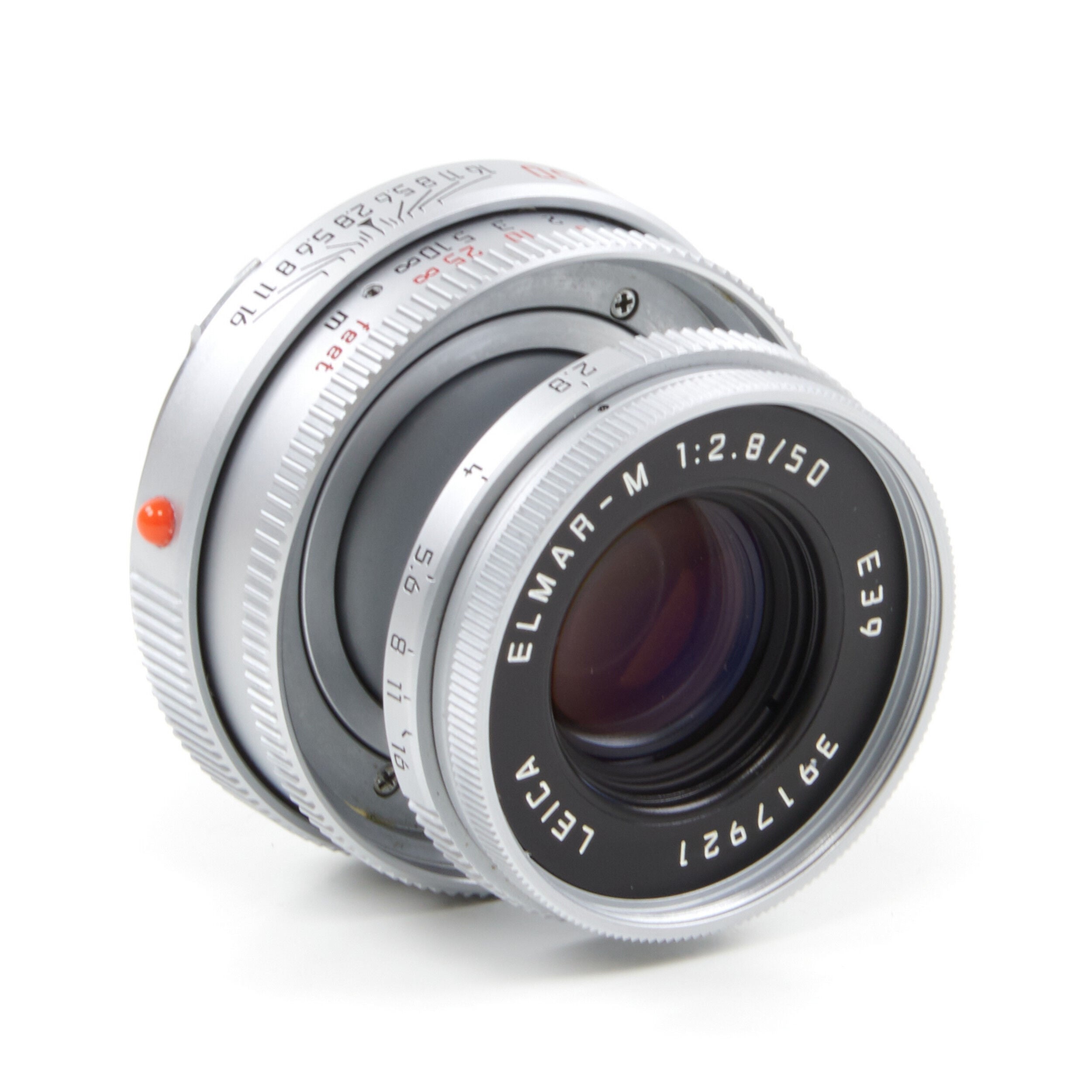 Leica 50mm f2.8 Elmar-M Silver 6-Bit + Box