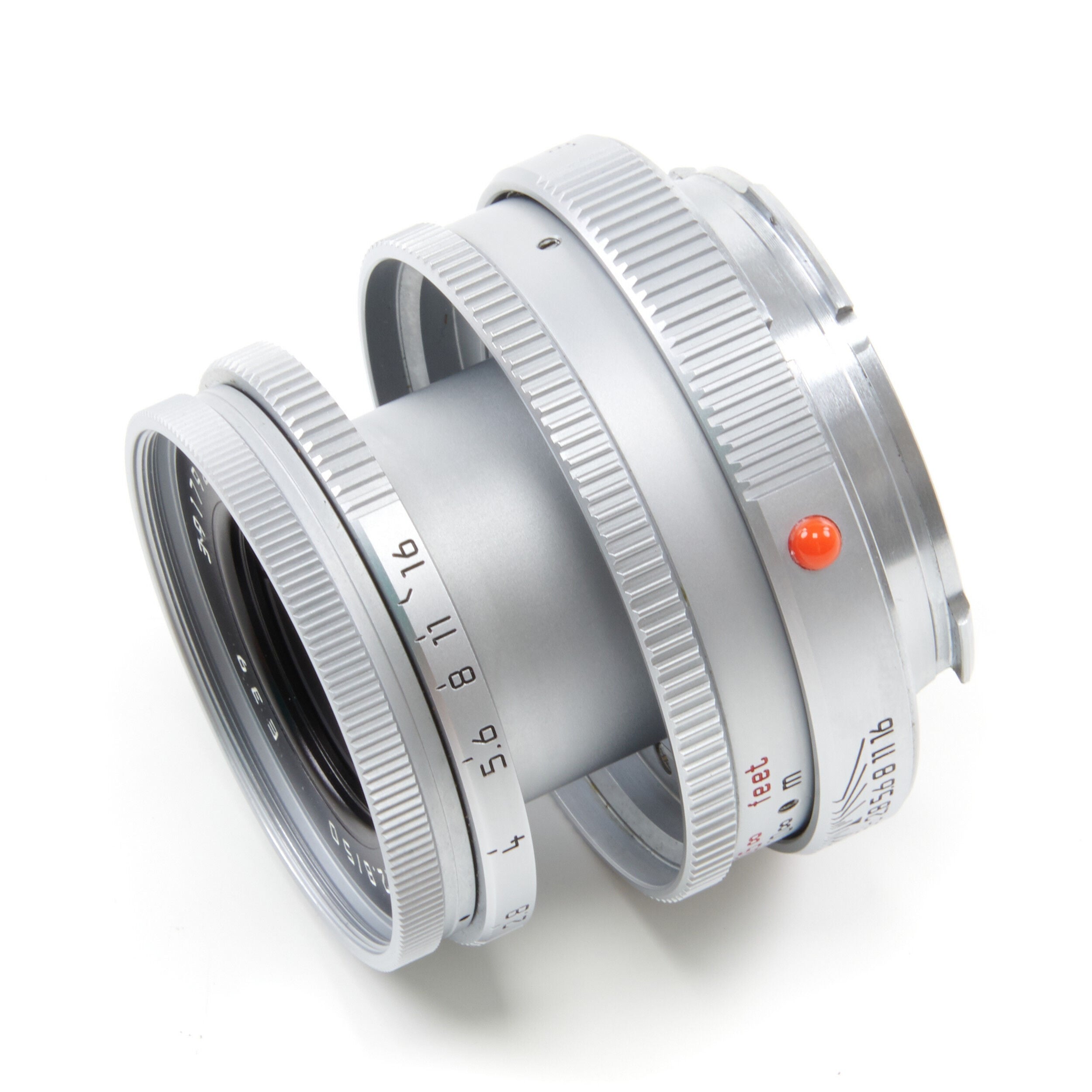 Leica 50mm f2.8 Elmar-M Silver 6-Bit + Box