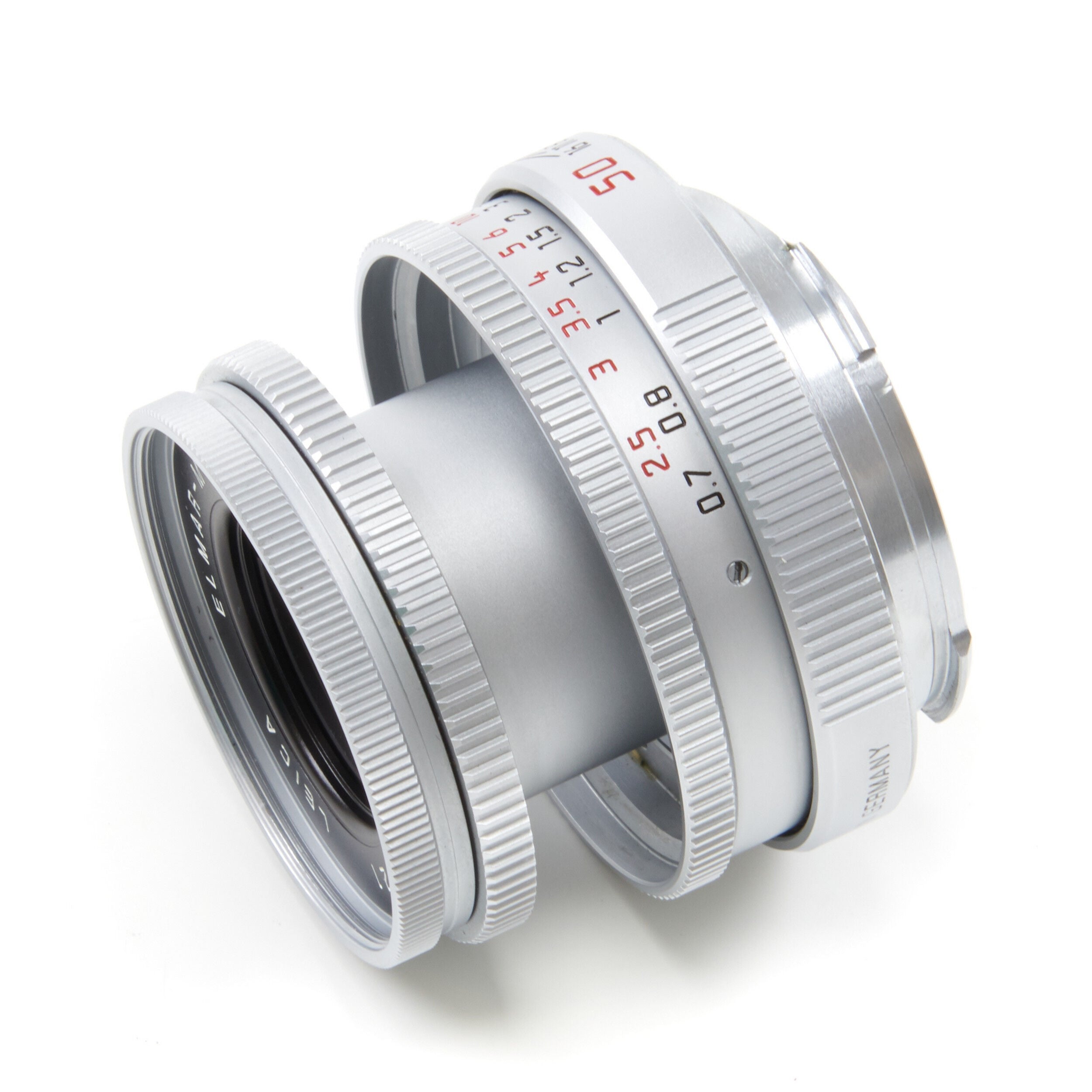 Leica 50mm f2.8 Elmar-M Silver 6-Bit + Box