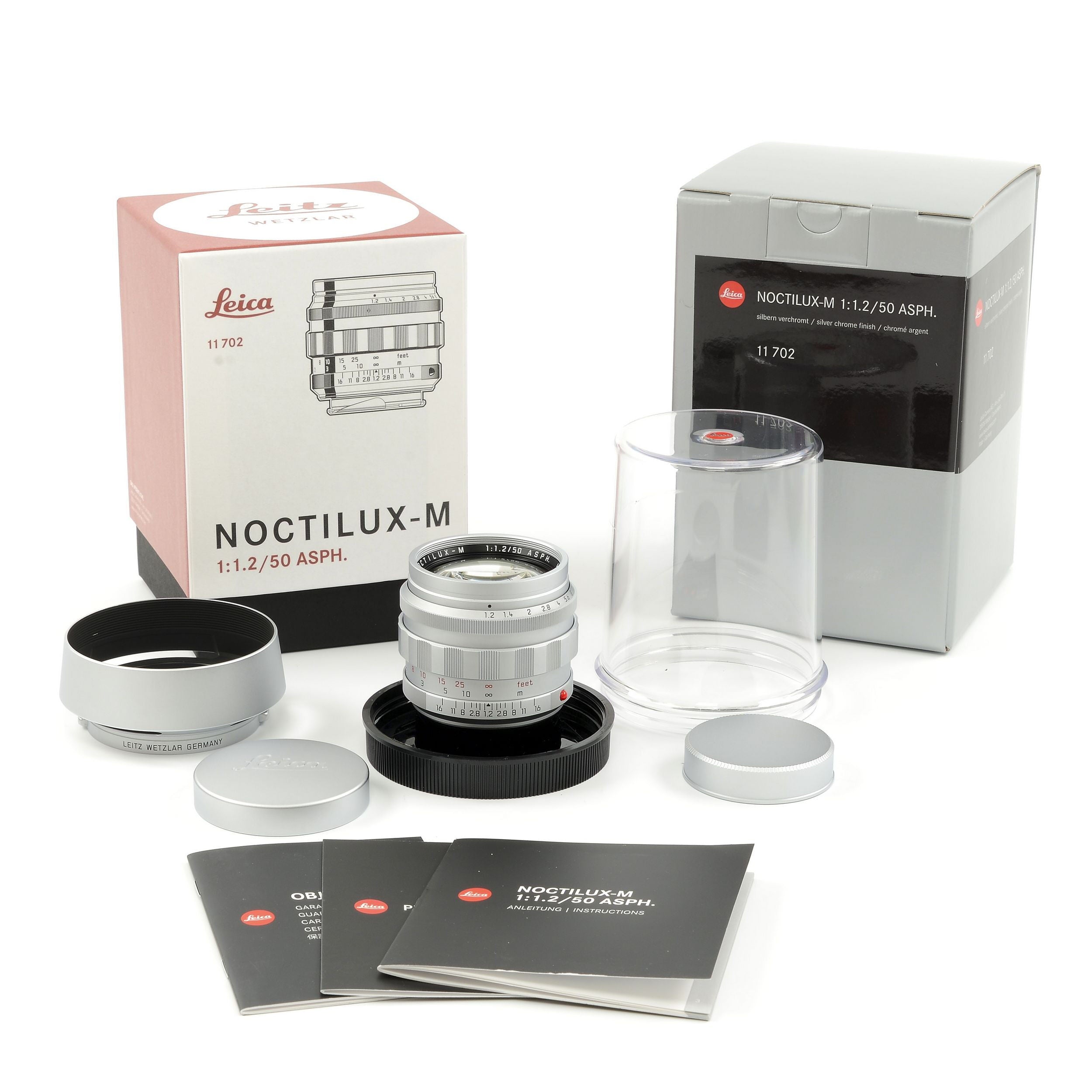 Leica 50mm f1.2 Noctilux-M ASPH Silver + Box Extremely Rare