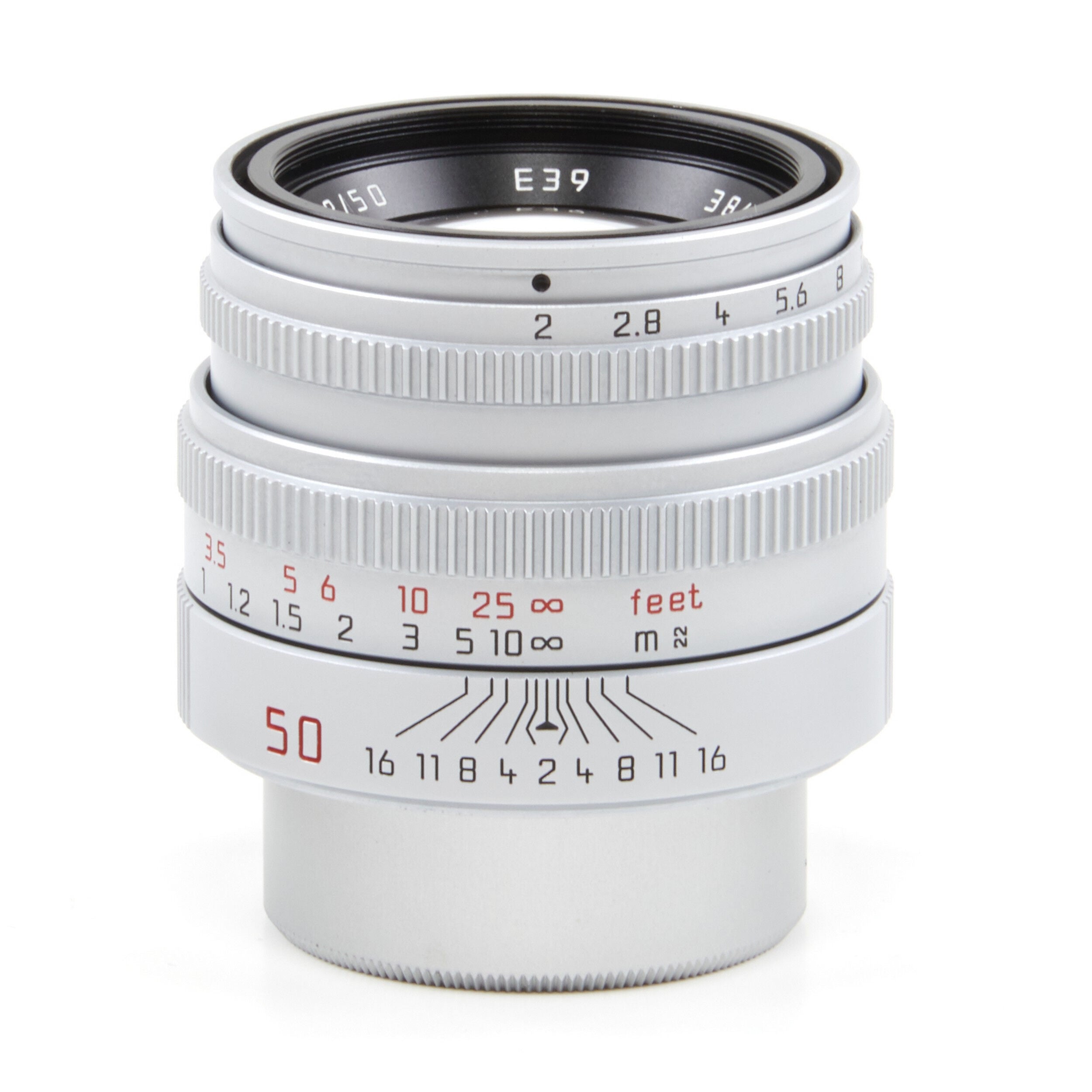 Leica 50mm f2 Summicron-M M39 + Box