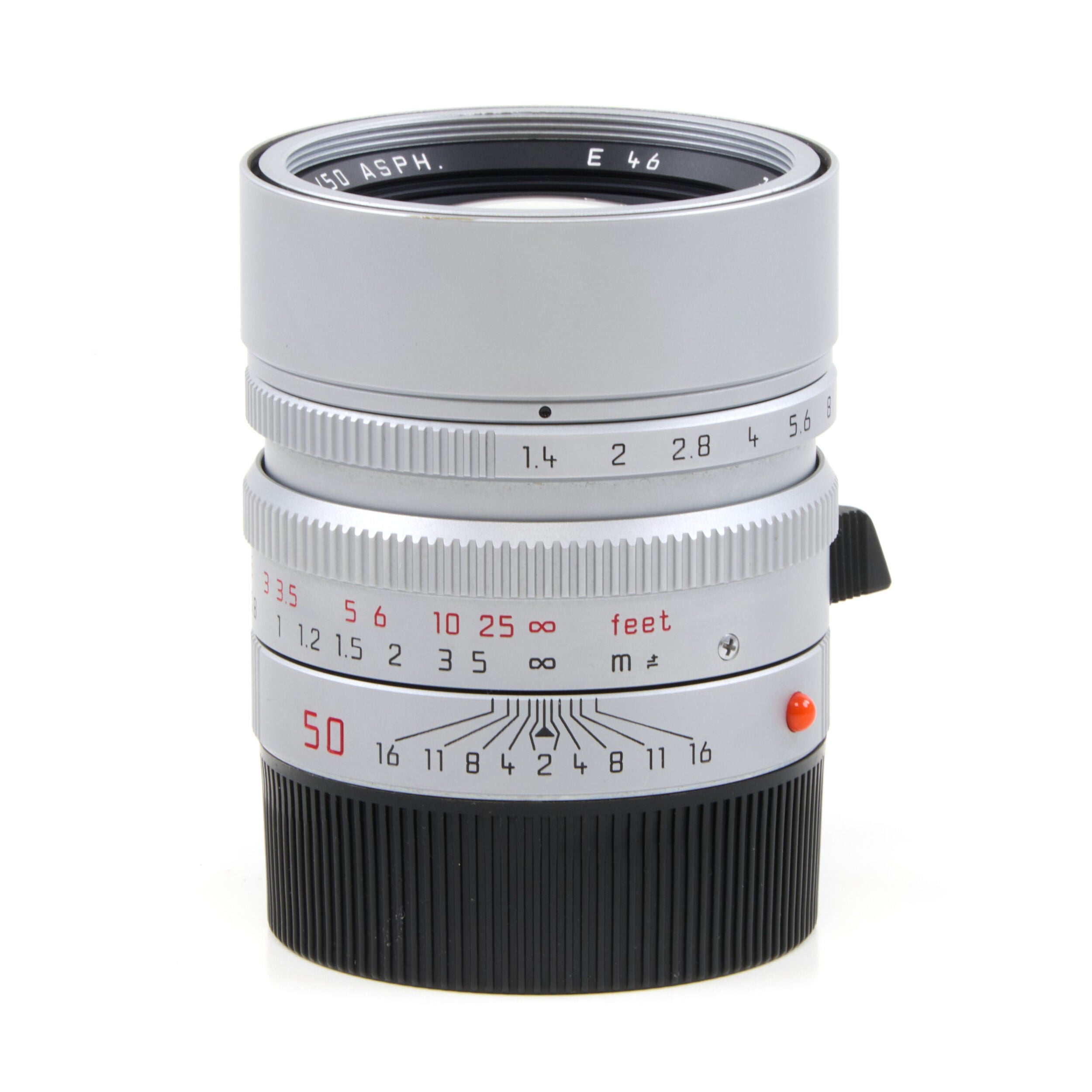Leica 50mm f1.4 Summilux-M ASPH Silver 6-Bit + Box
