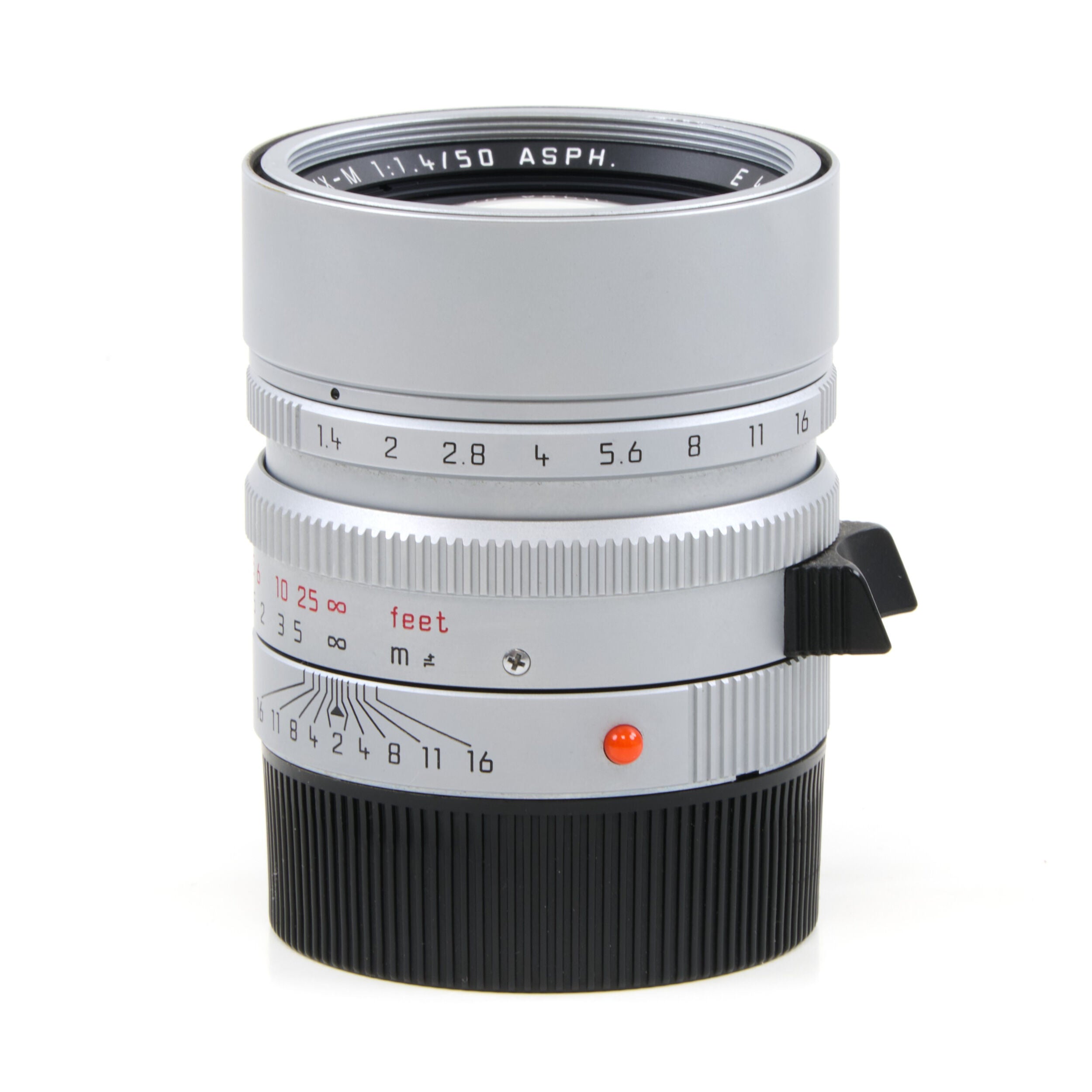 Leica 50mm f1.4 Summilux-M ASPH Silver 6-Bit + Box