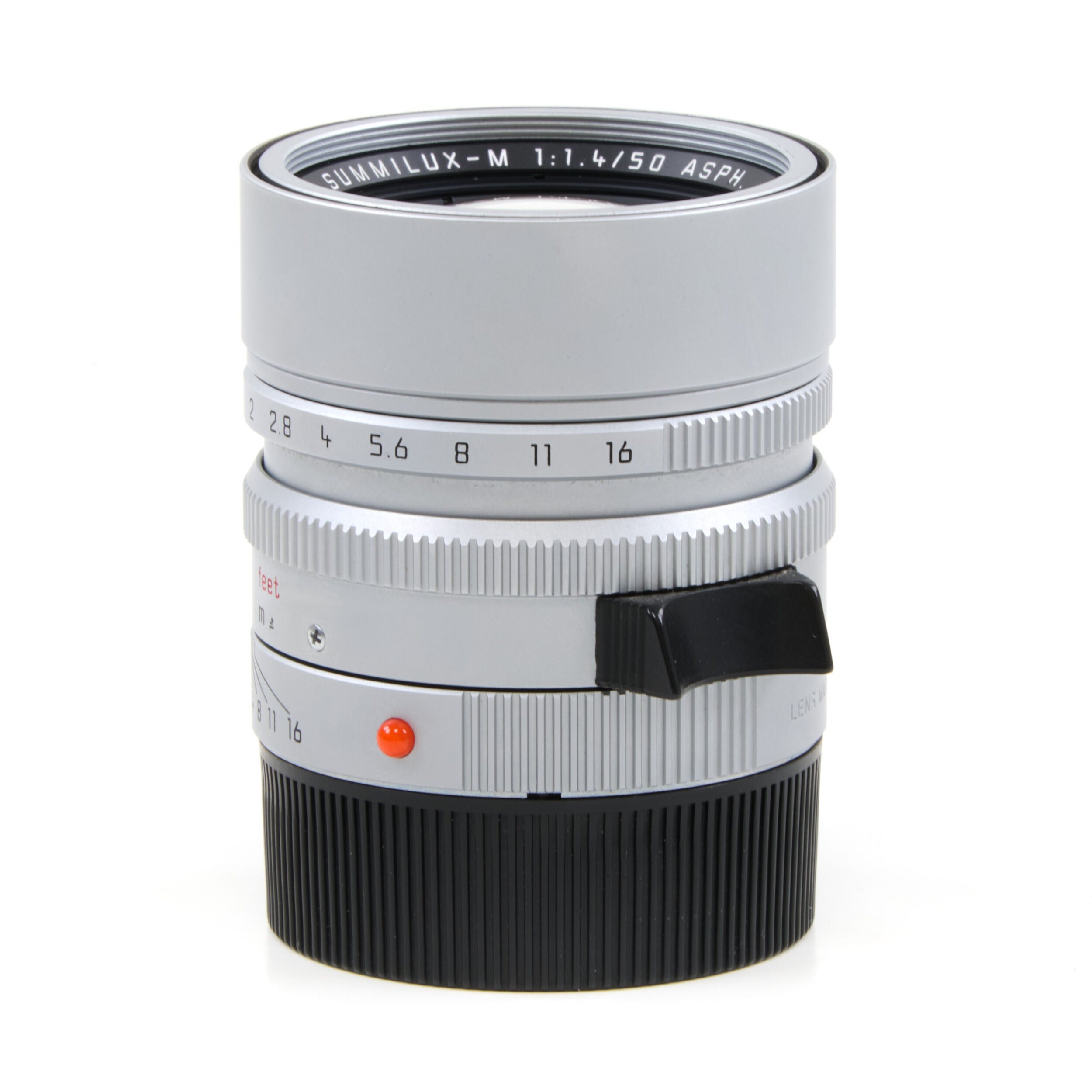 Leica 50mm f1.4 Summilux-M ASPH Silver 6-Bit + Box