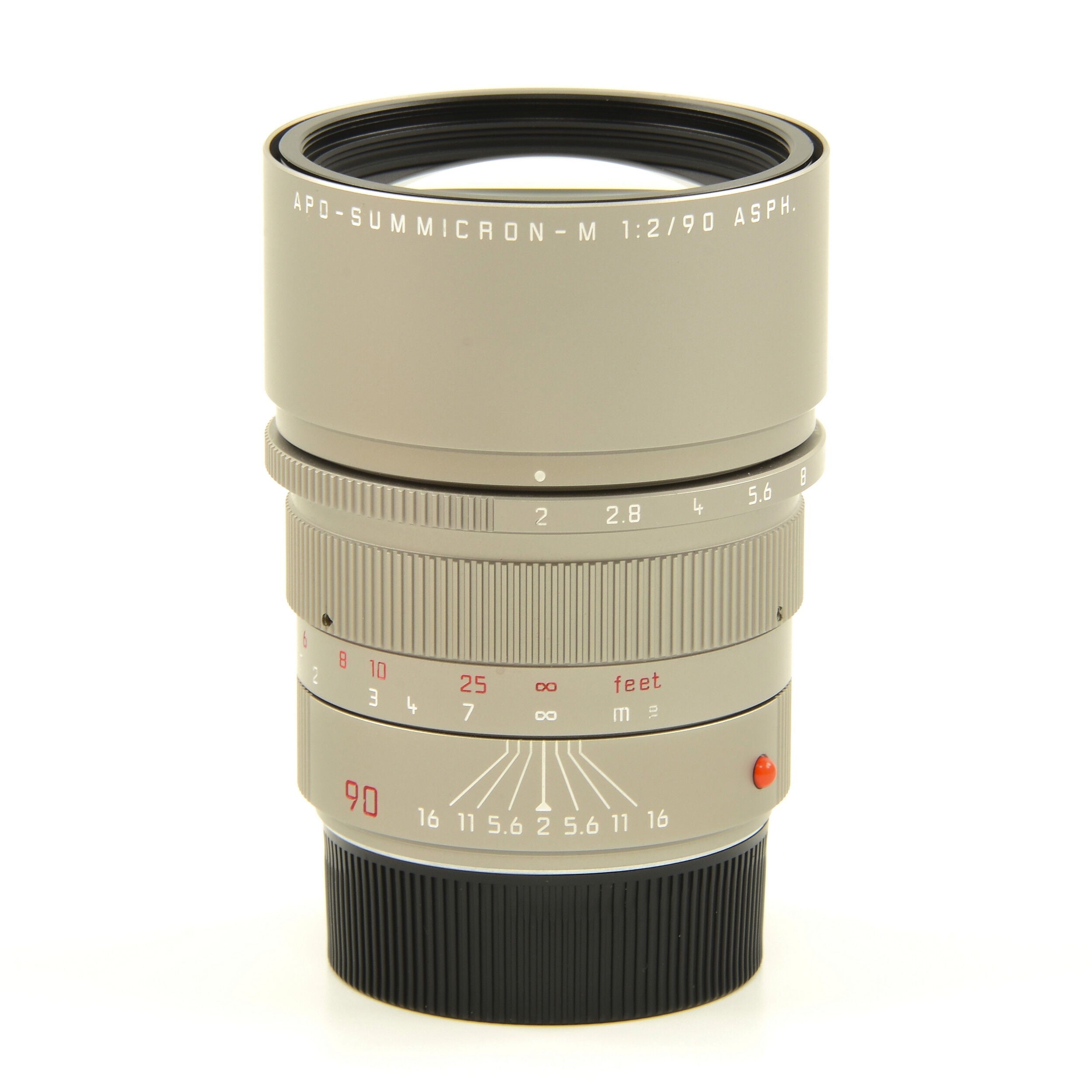 Leica 90mm f2 APO-Summicron-M ASPH Titanium + Box