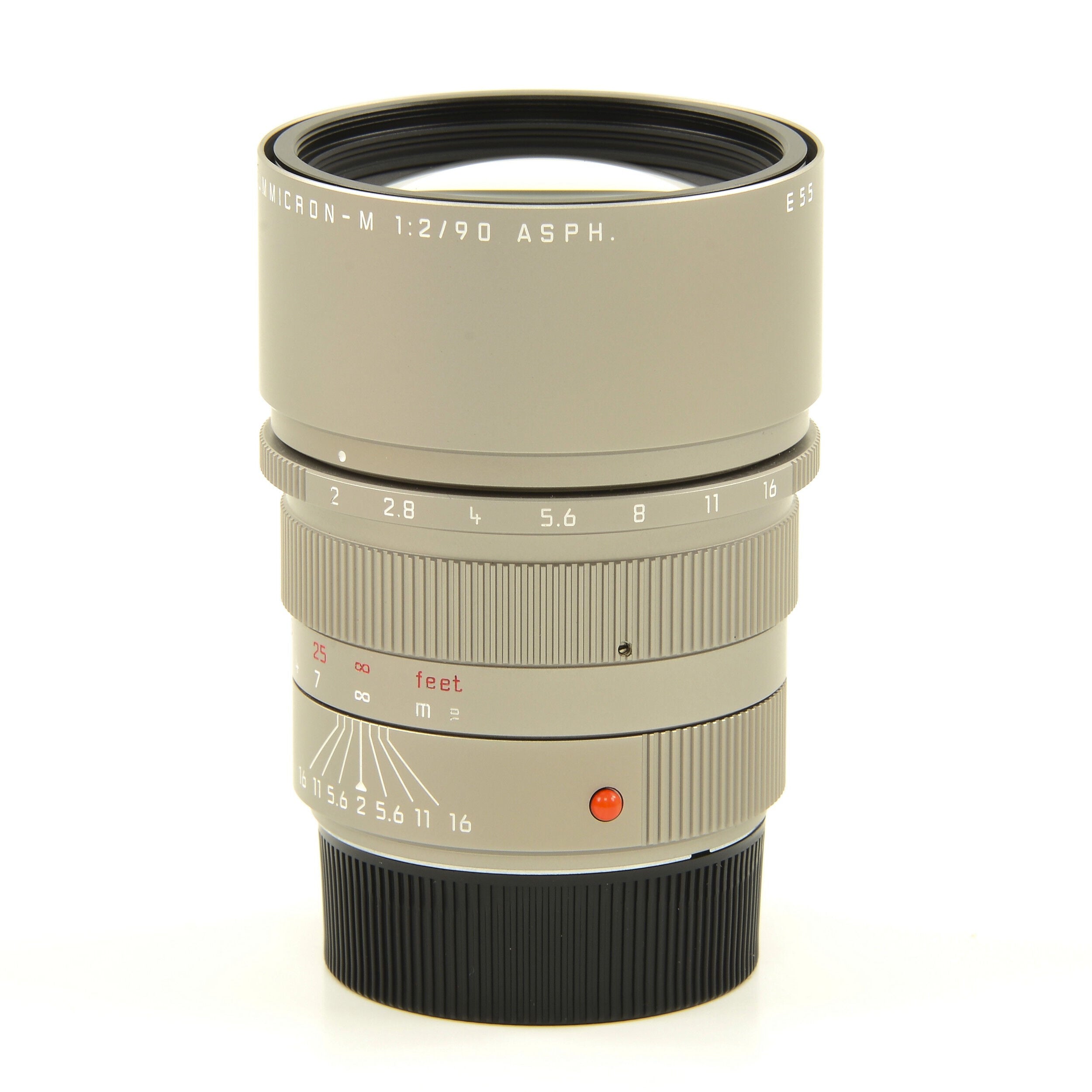 Leica 90mm f2 APO-Summicron-M ASPH Titanium + Box
