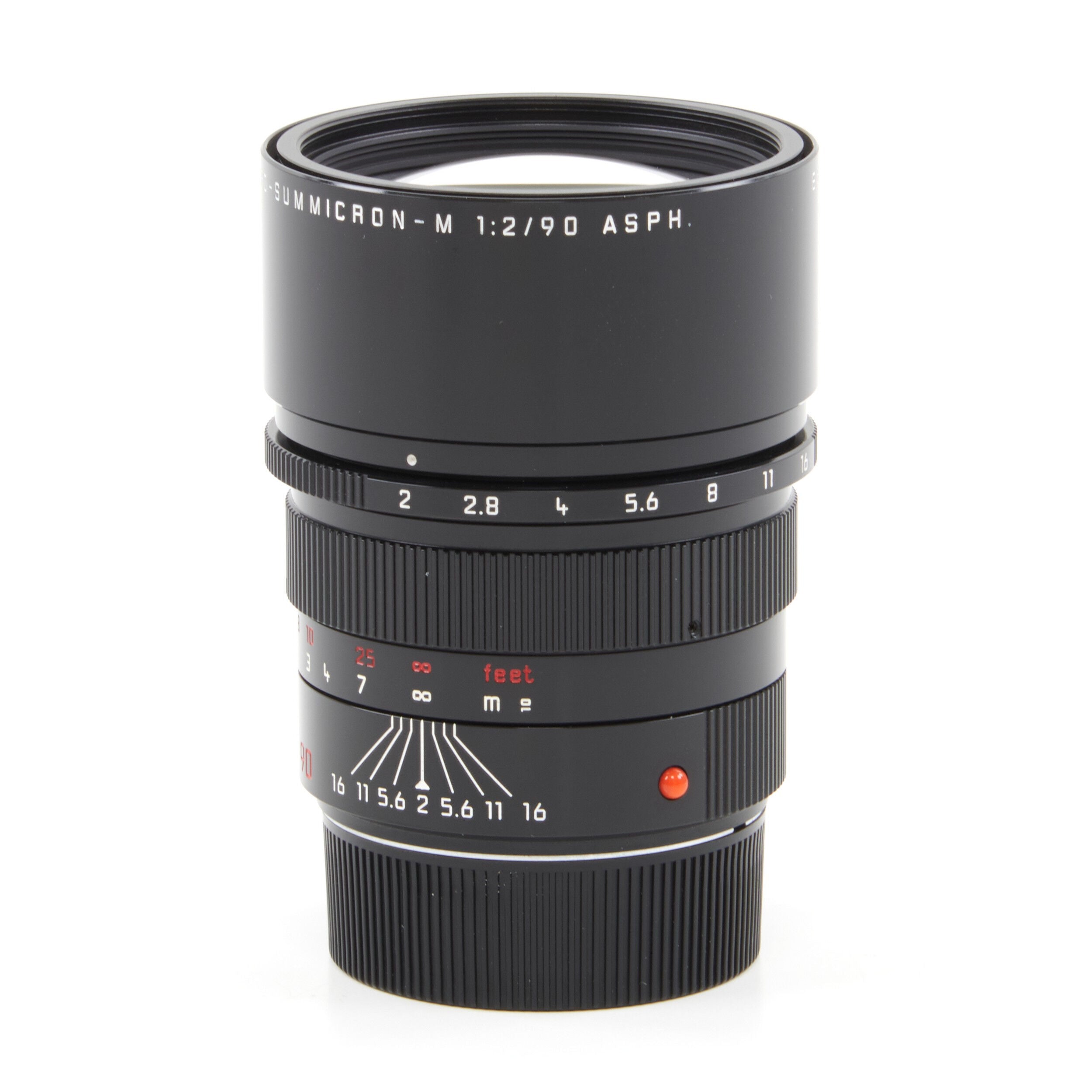 Leica 90mm f2 APO-Summicron-M ASPH Millennium Black Paint + Box