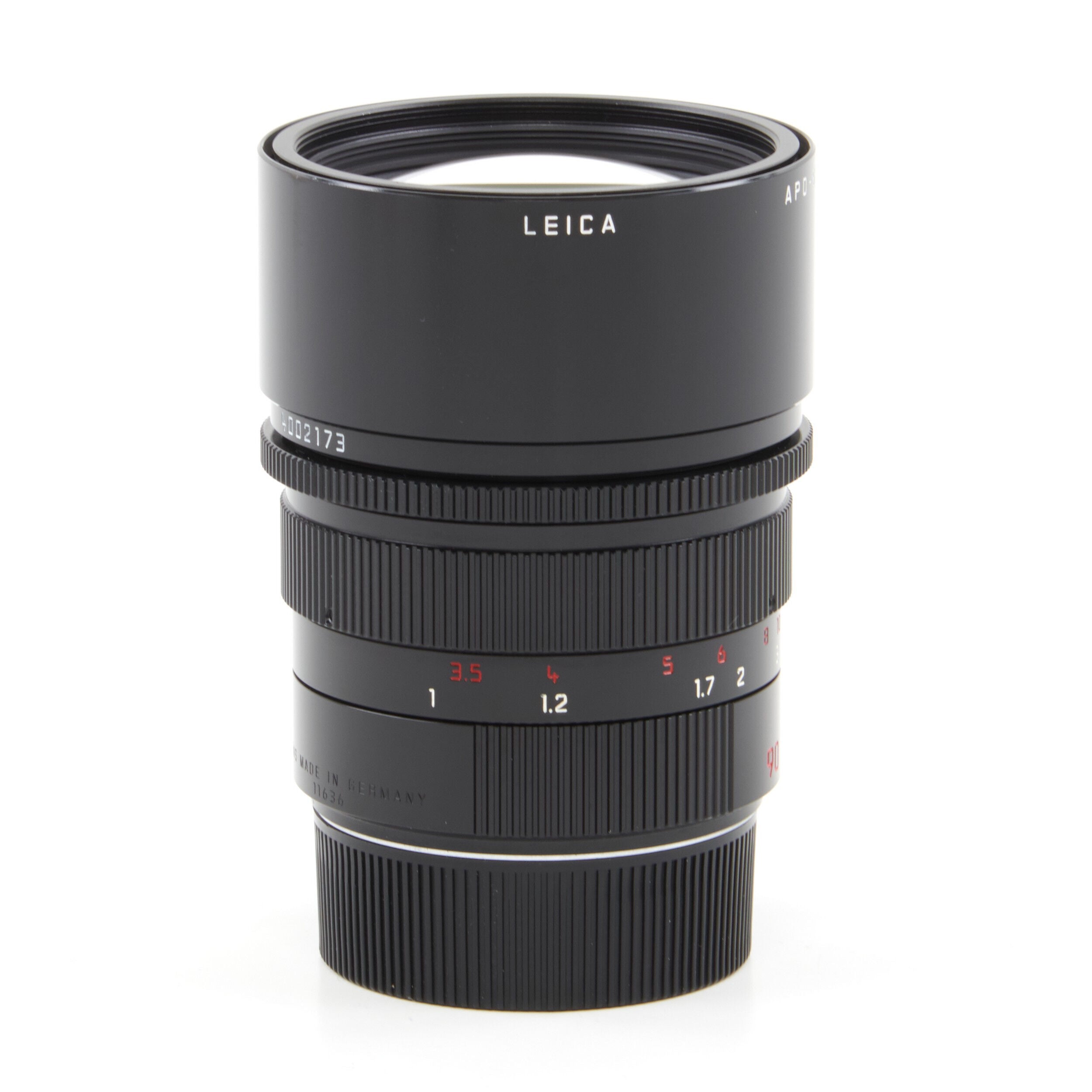 Leica 90mm f2 APO-Summicron-M ASPH Millennium Black Paint + Box