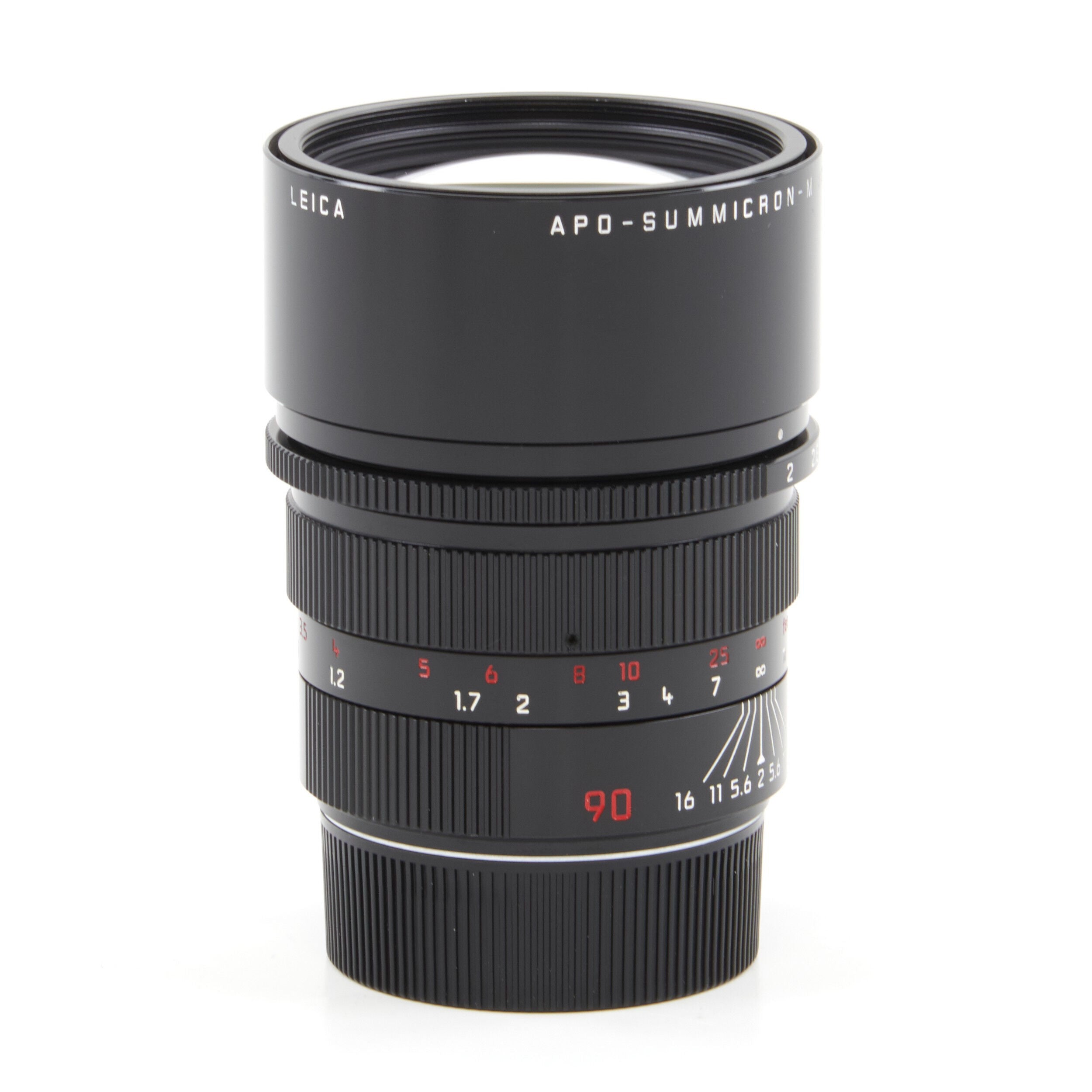 Leica 90mm f2 APO-Summicron-M ASPH Millennium Black Paint + Box