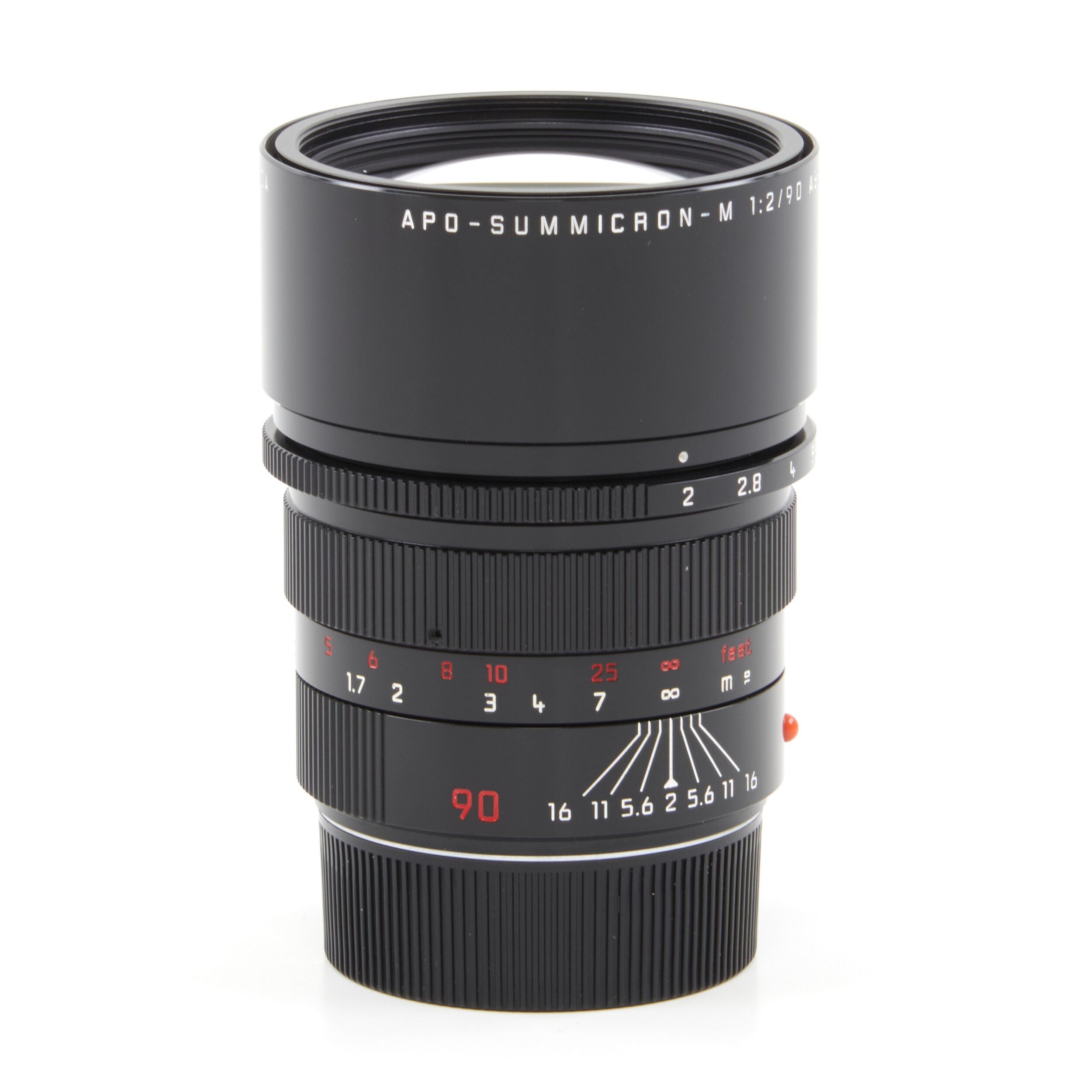 Leica 90mm f2 APO-Summicron-M ASPH Millennium Black Paint + Box