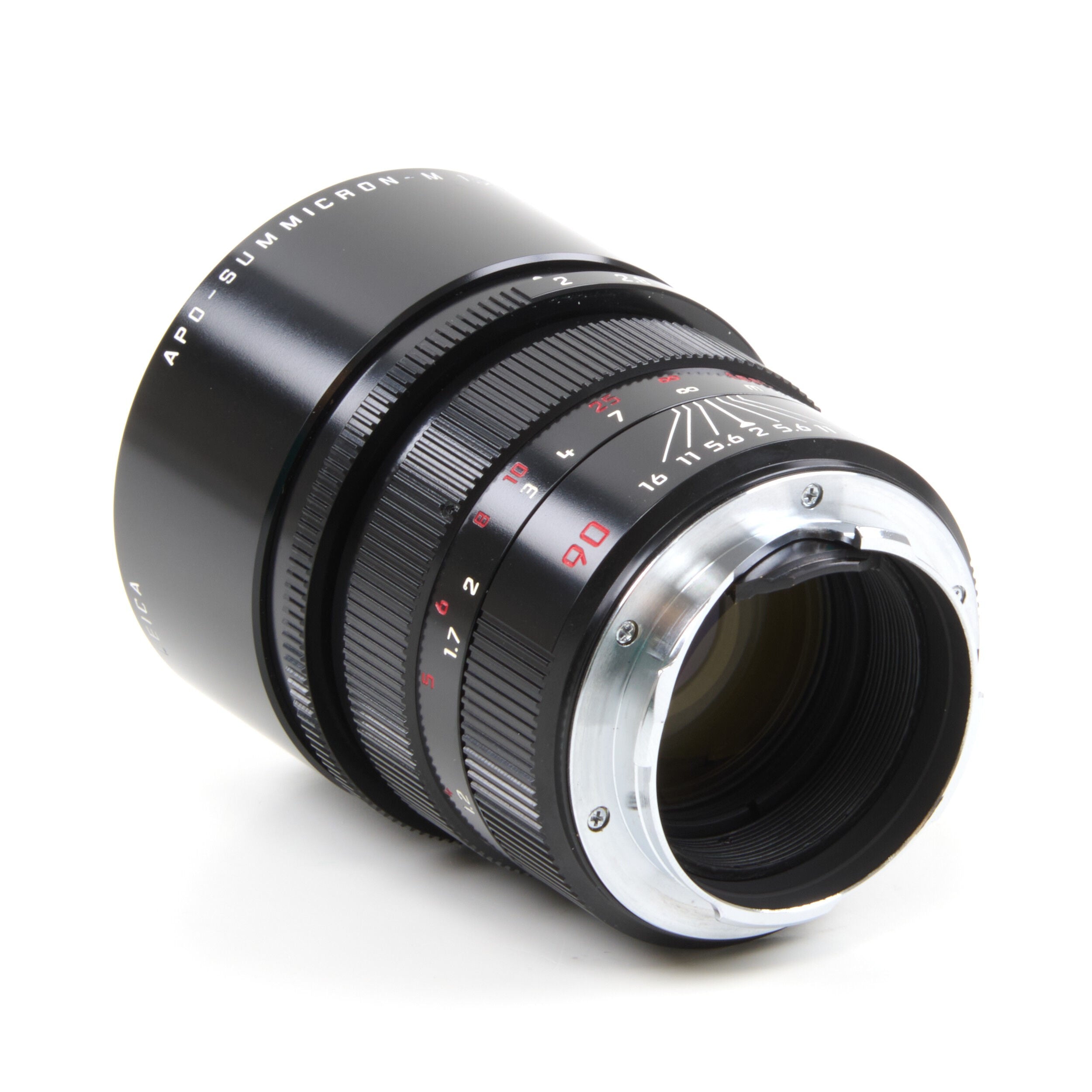 Leica 90mm f2 APO-Summicron-M ASPH Millennium Black Paint + Box
