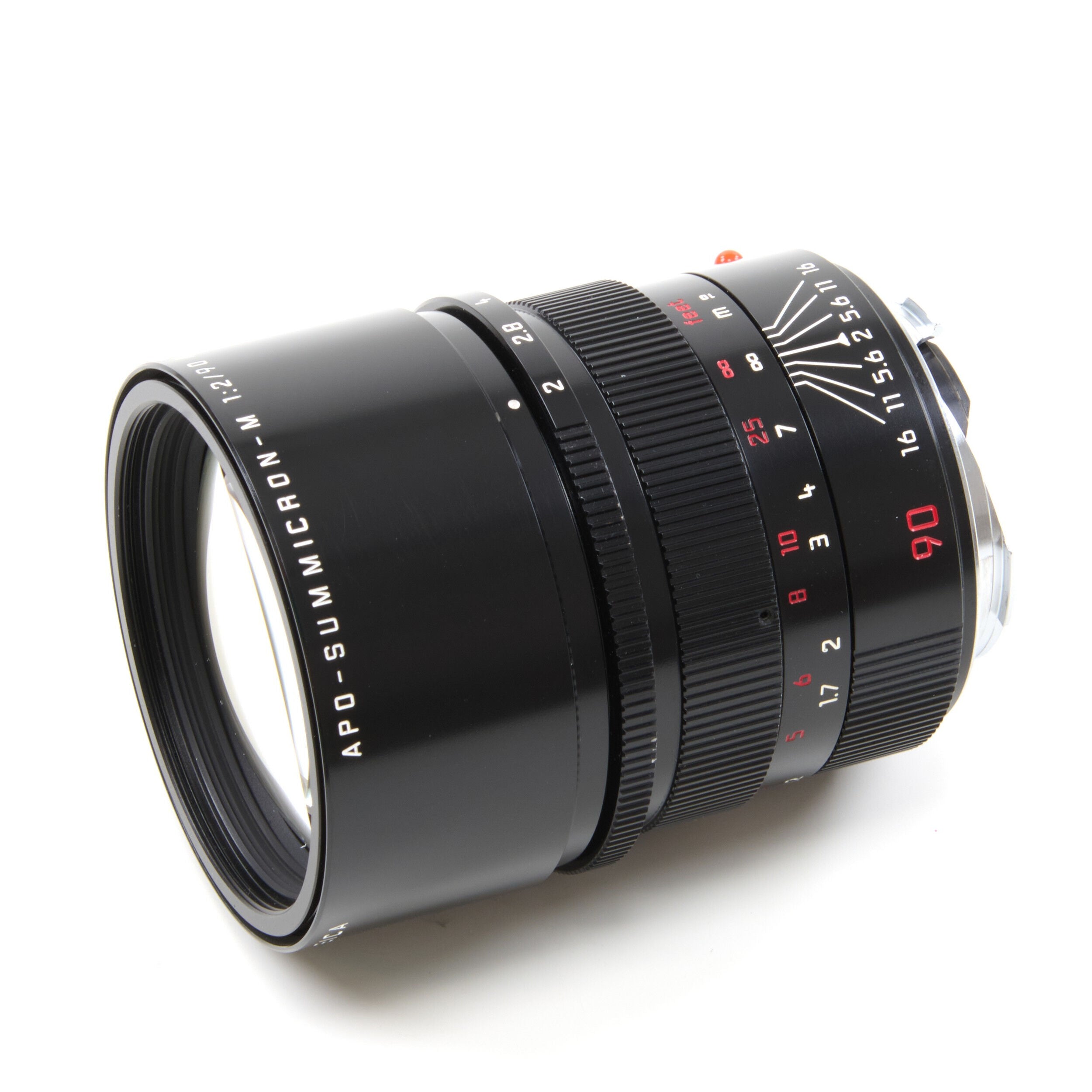 Leica 90mm f2 APO-Summicron-M ASPH Millennium Black Paint + Box