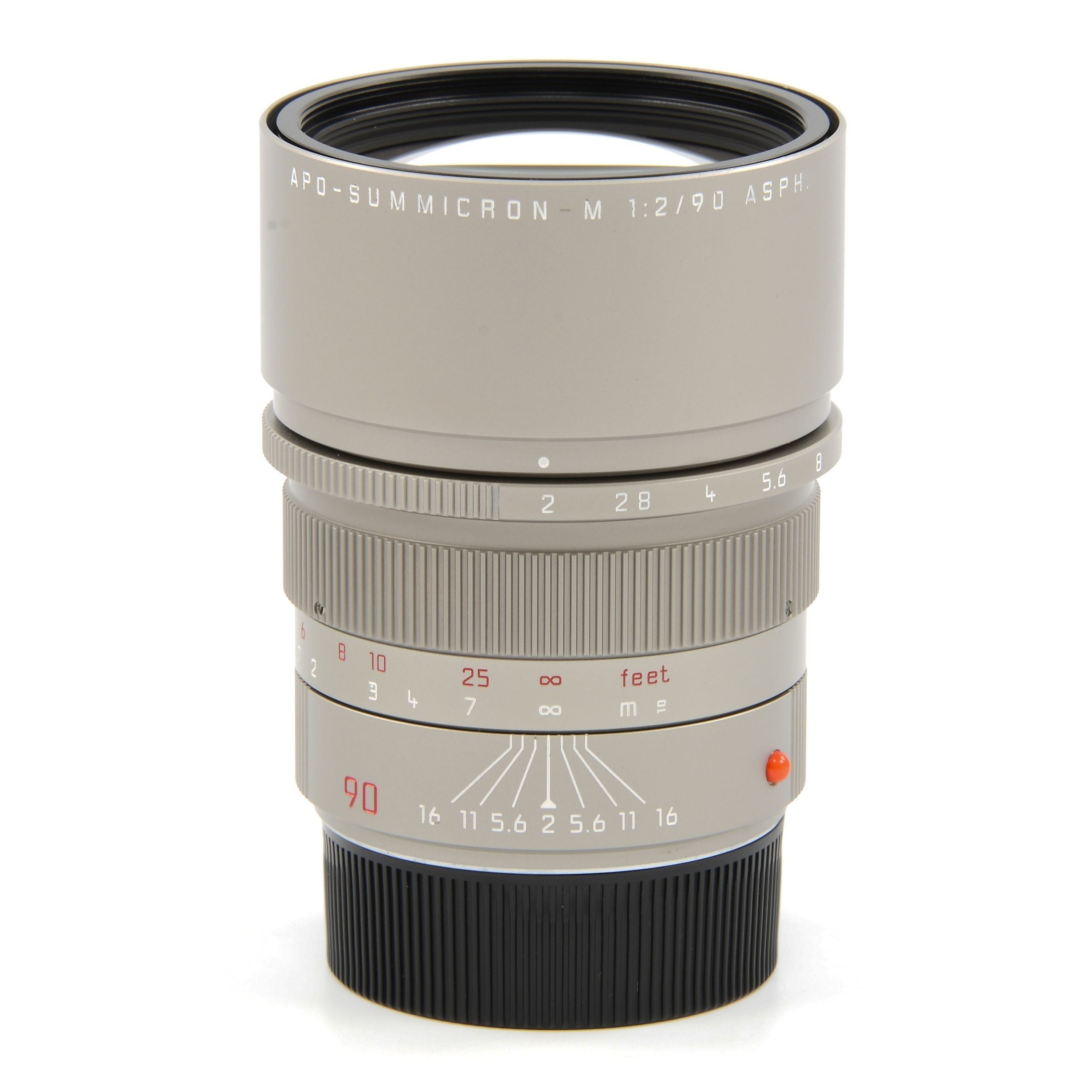 Leica 90mm f2 APO-Summicron-M ASPH Titanium + Box