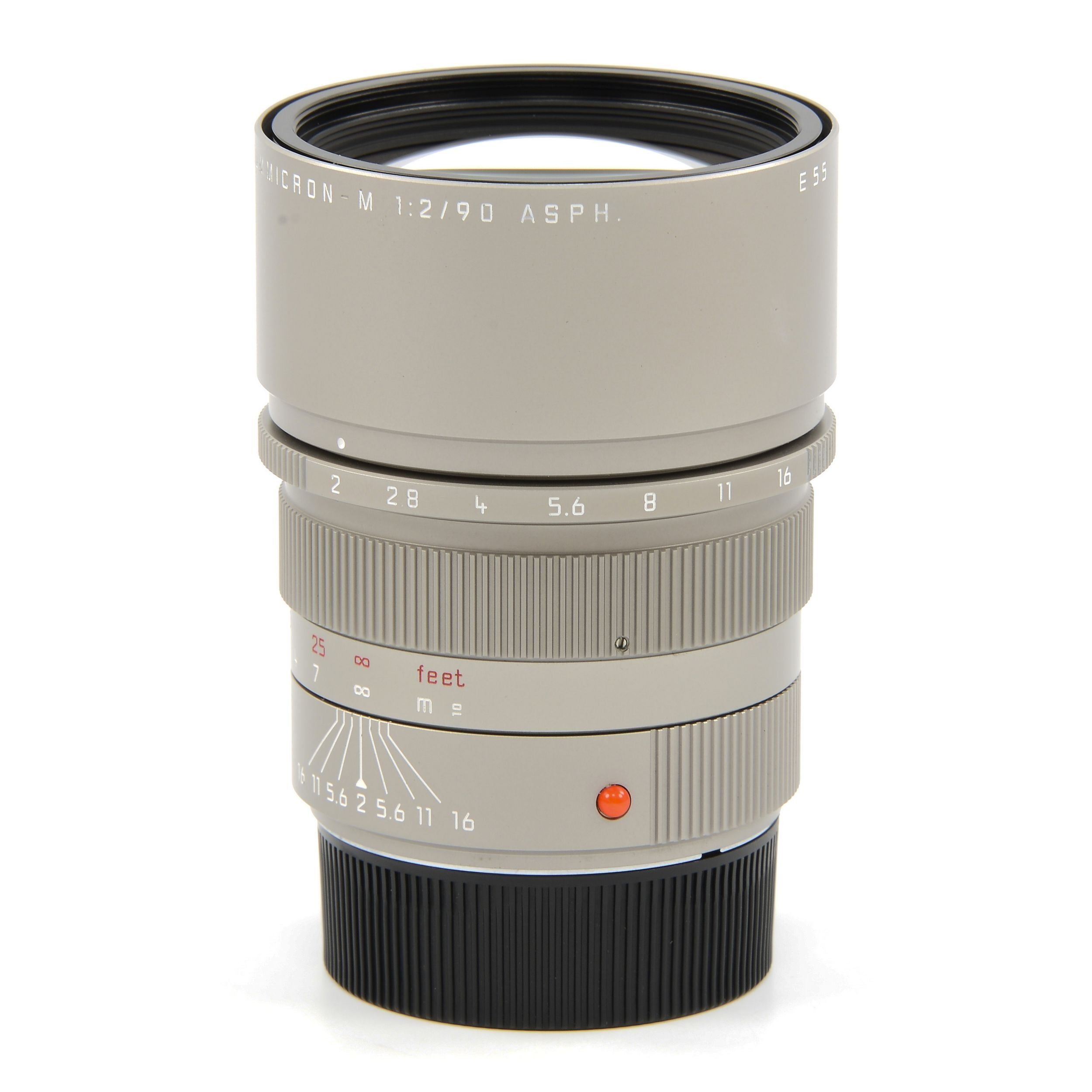 Leica 90mm f2 APO-Summicron-M ASPH Titanium + Box