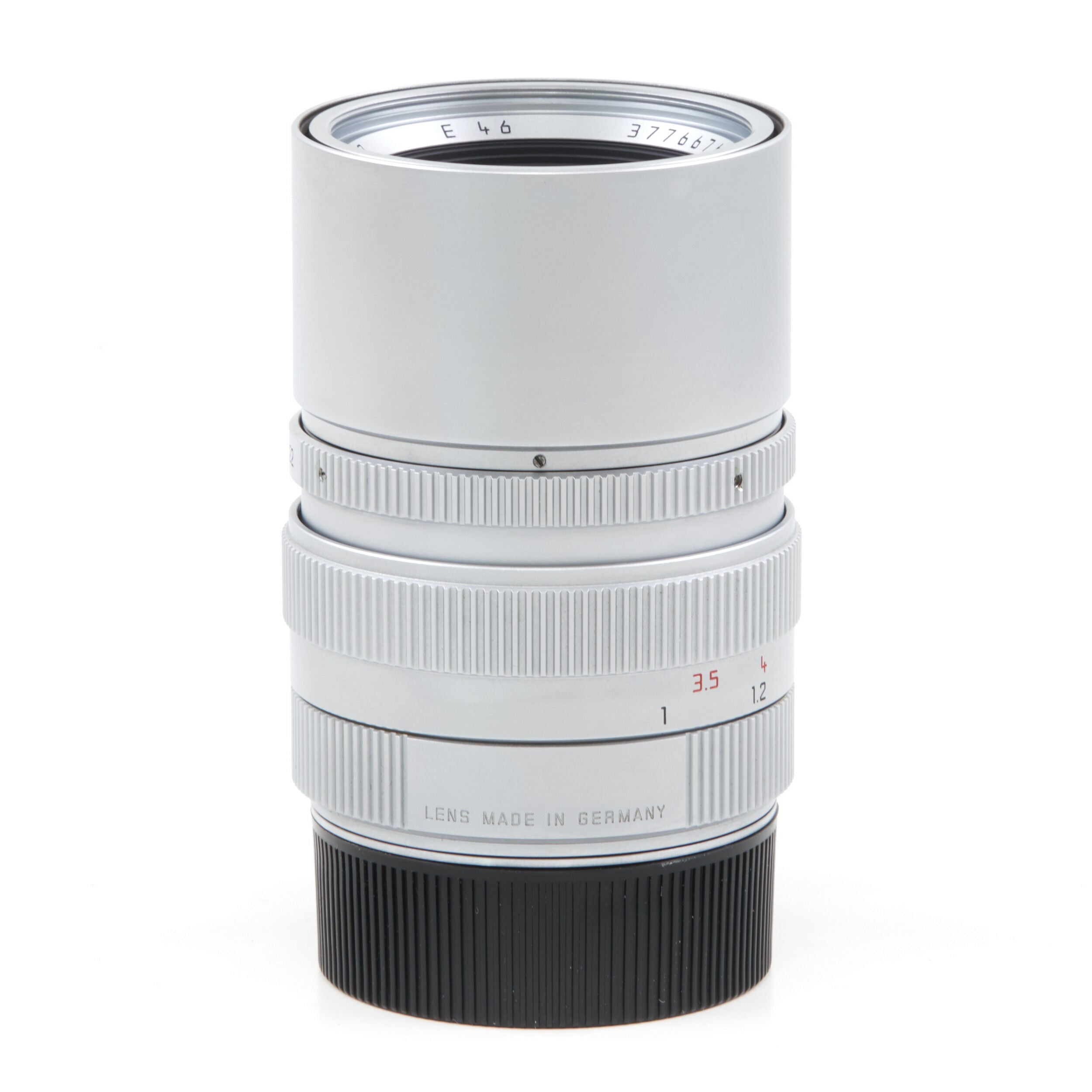Leica 90mm f2.8 Elmarit-M Silver 6-Bit + Box
