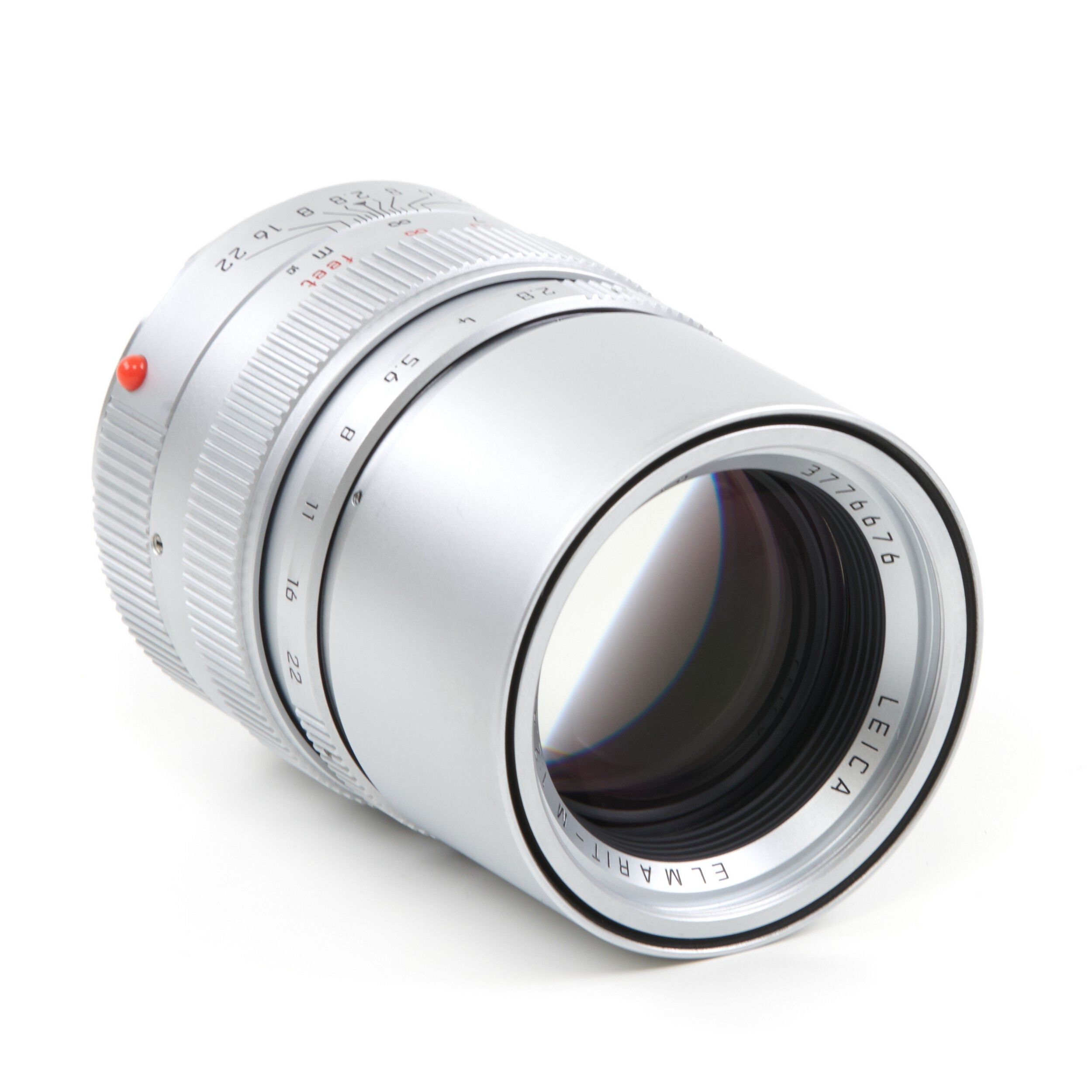 Leica 90mm f2.8 Elmarit-M Silver 6-Bit + Box