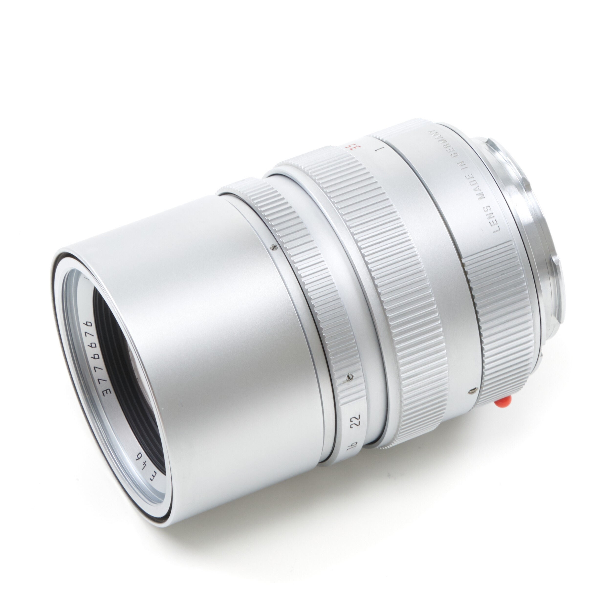 Leica 90mm f2.8 Elmarit-M Silver 6-Bit + Box