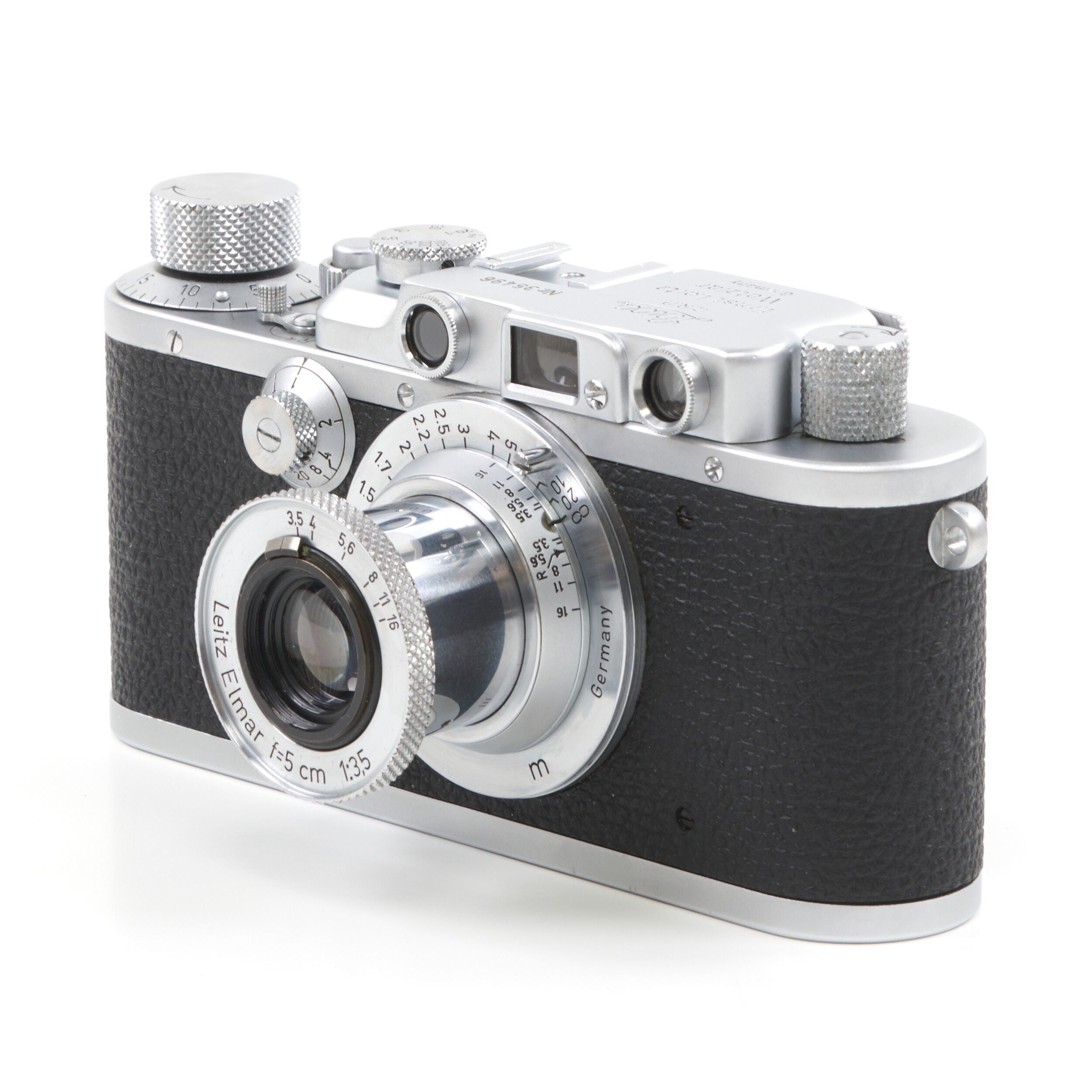 Leica I Conversion III Chrome + 50mm f3.5 Elmar Short Tube