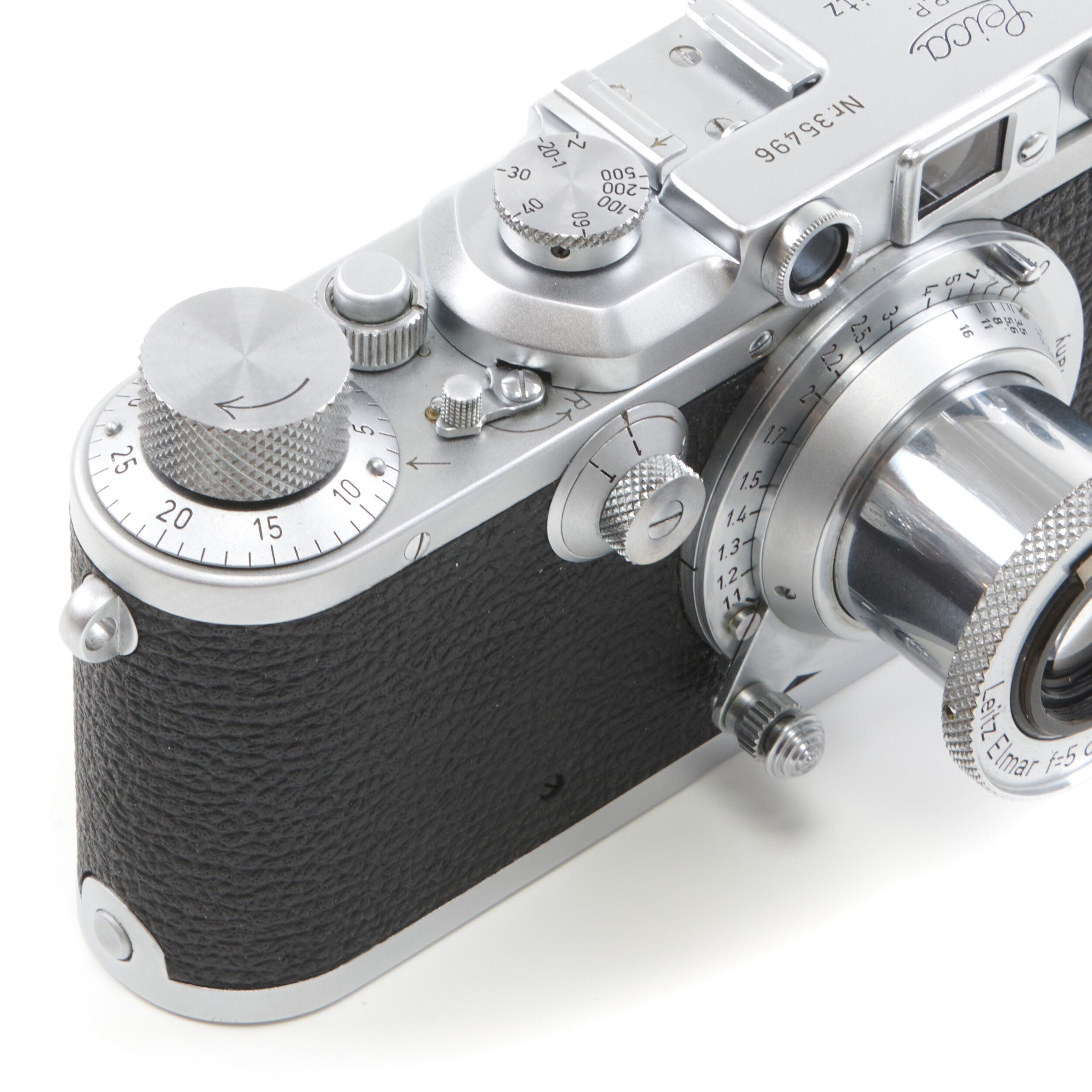 Leica I Conversion III Chrome + 50mm f3.5 Elmar Short Tube