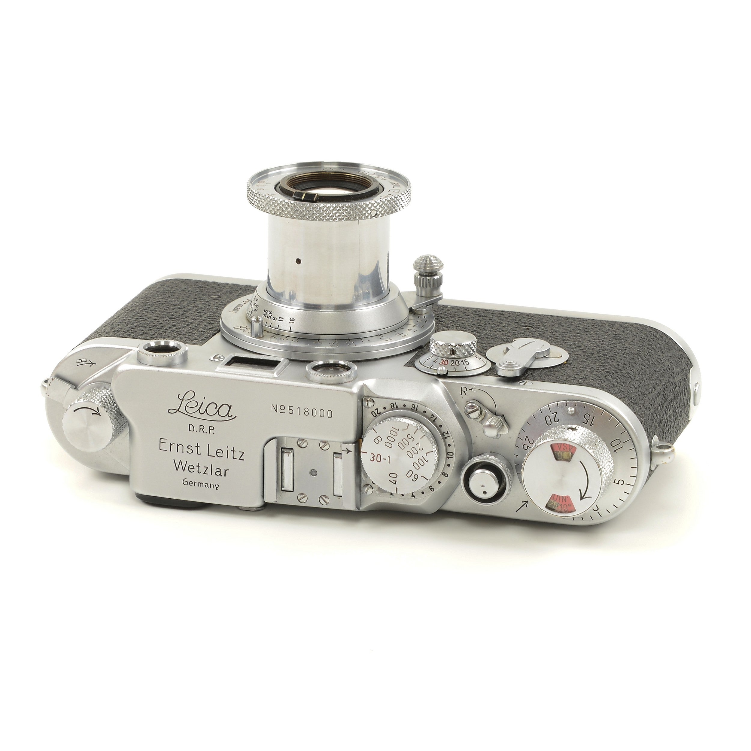 Leica IIIC Conversion IIIF + Leitz 50mm f3.5 Elmar + Box Extremely Nice Number !!!