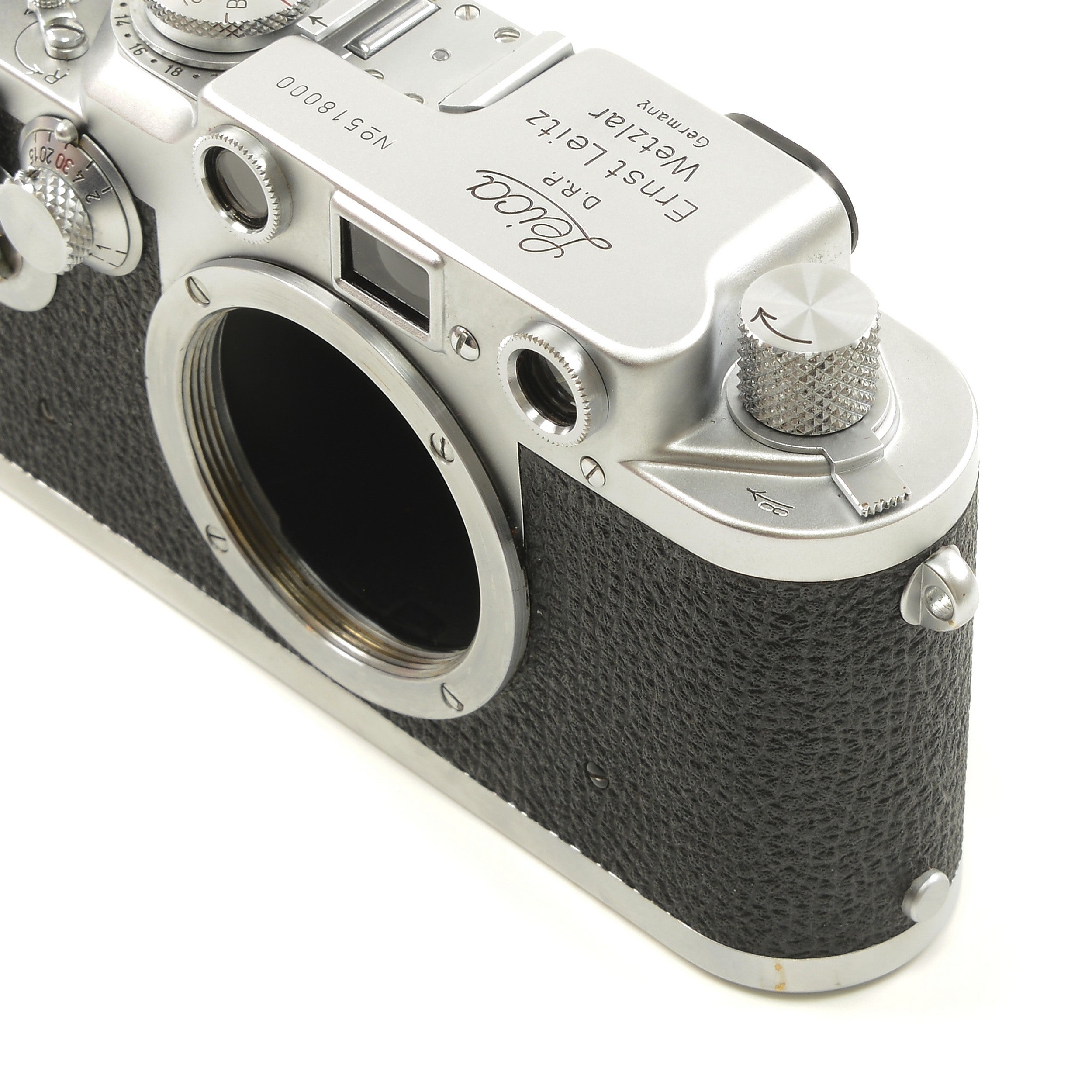 Leica IIIC Conversion IIIF + Leitz 50mm f3.5 Elmar + Box Extremely Nice Number !!!