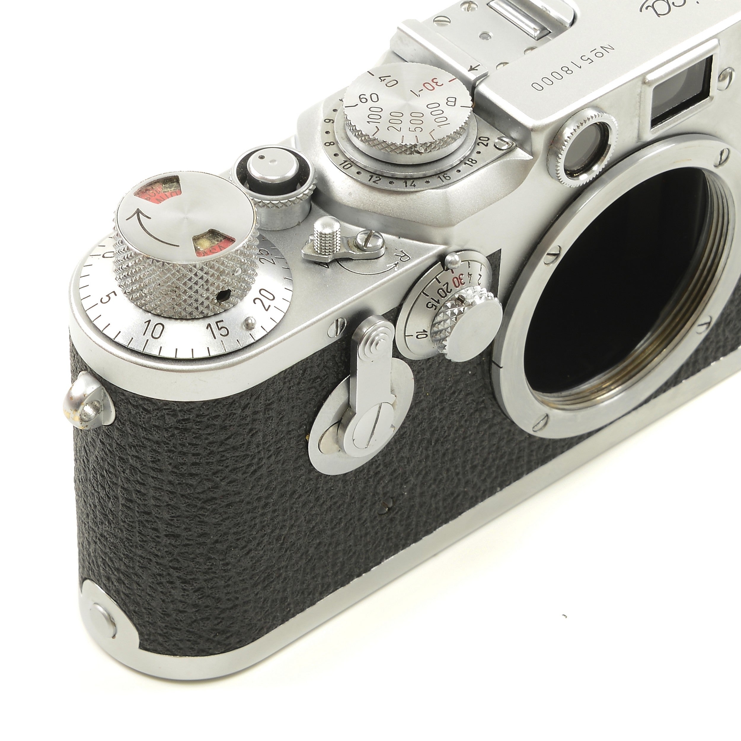 Leica IIIC Conversion IIIF + Leitz 50mm f3.5 Elmar + Box Extremely Nice Number !!!