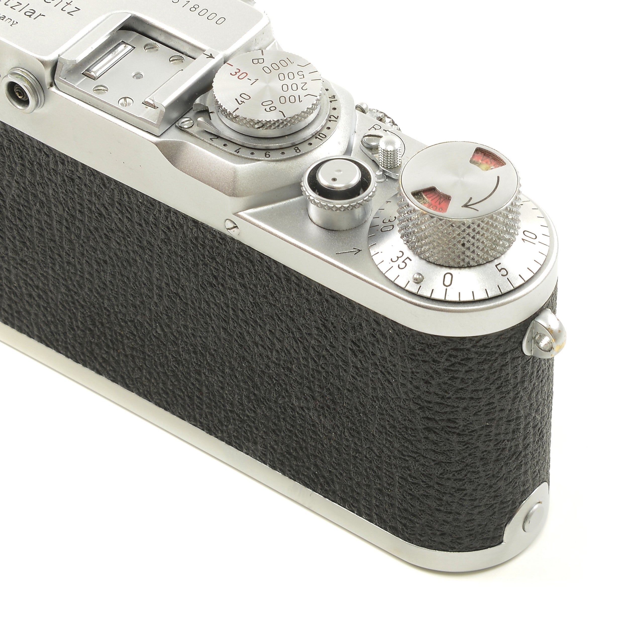 Leica IIIC Conversion IIIF + Leitz 50mm f3.5 Elmar + Box Extremely Nice Number !!!