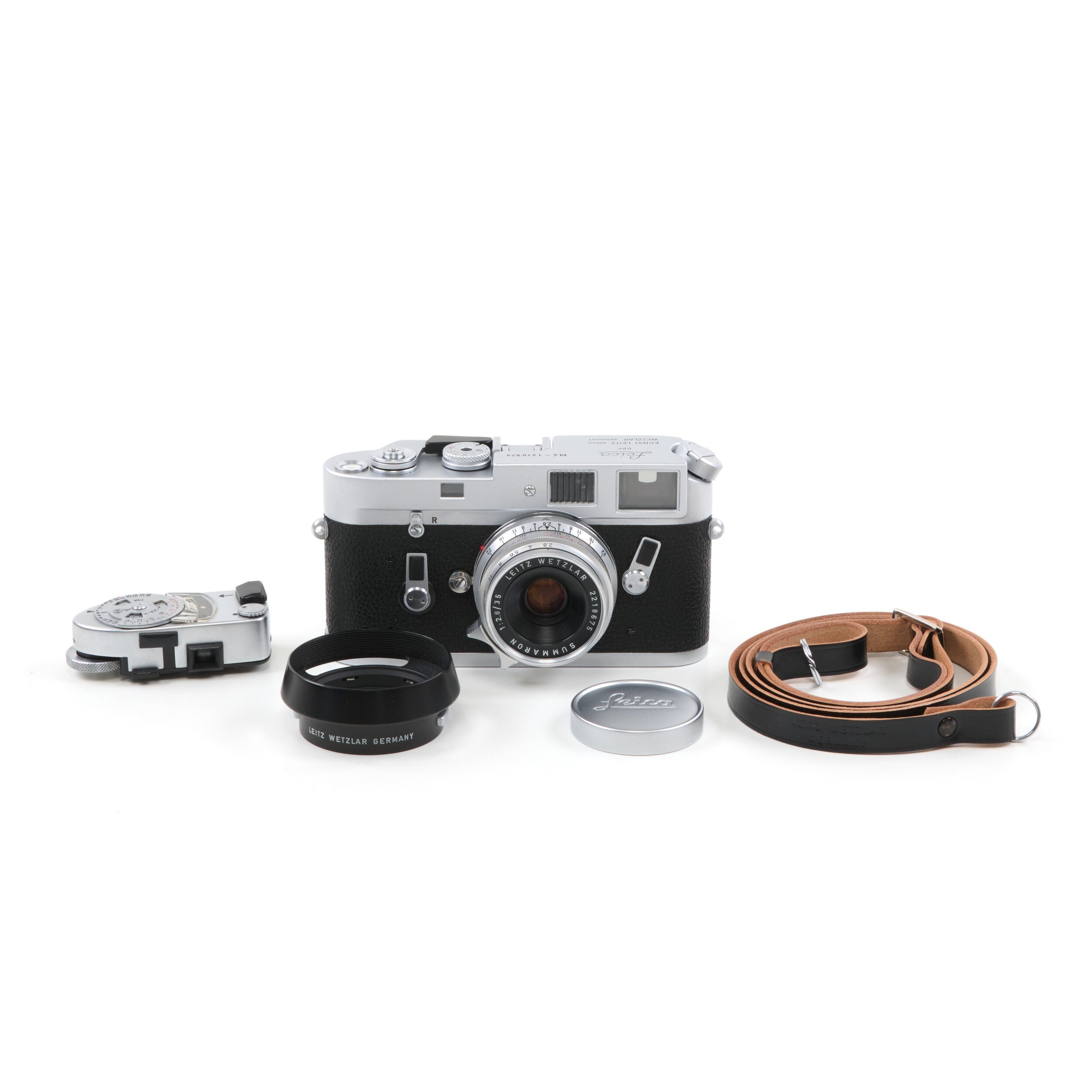 Leica M4 Silver Set + Leitz 35mm f2.8 Summaron + Box