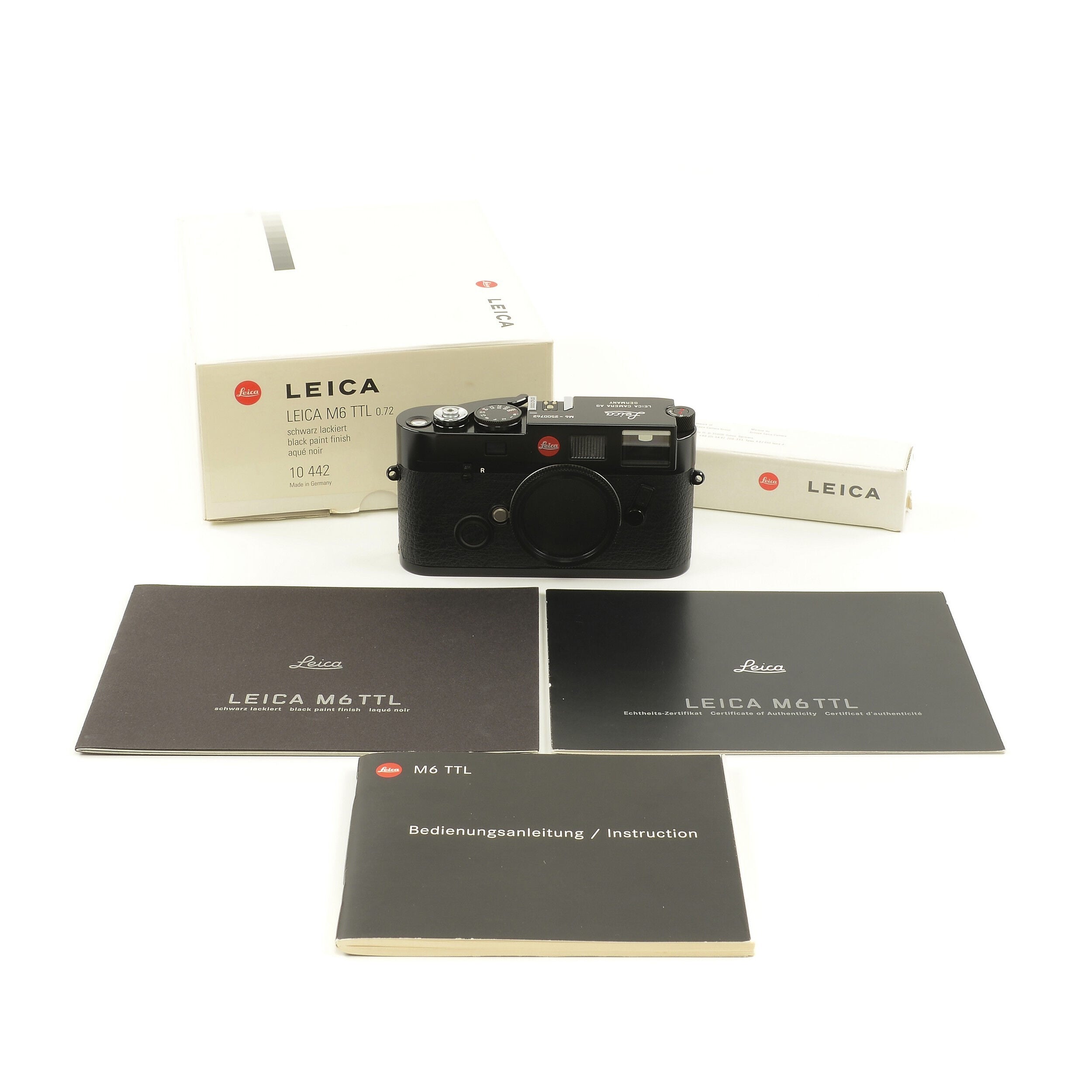 Leica M6 TTL Millennium Black Paint + Box