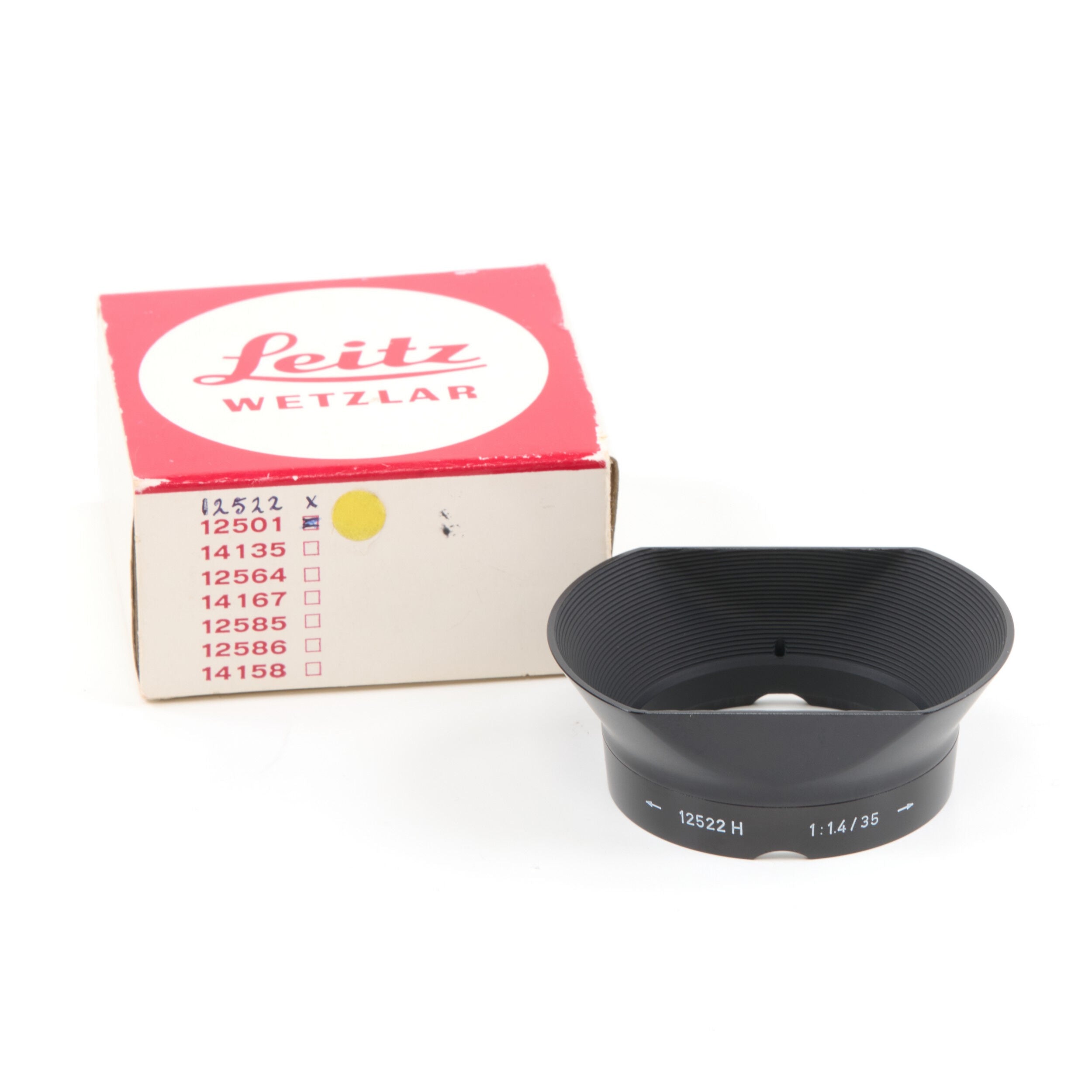 Leitz 12522 / OLLUX Lens Hood + Box NOS