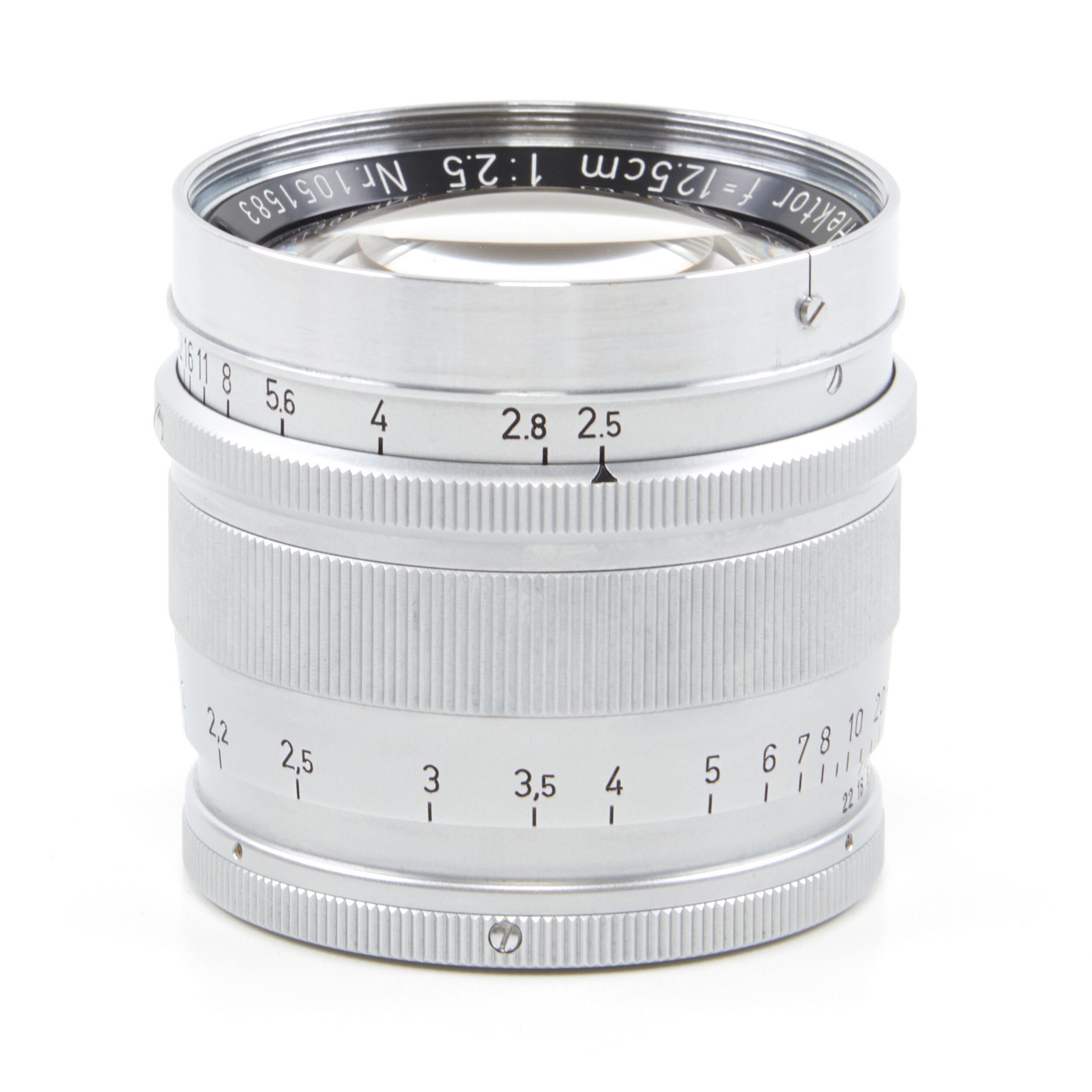 Leitz 125mm f2.5 Hektor For Visoflex + Box