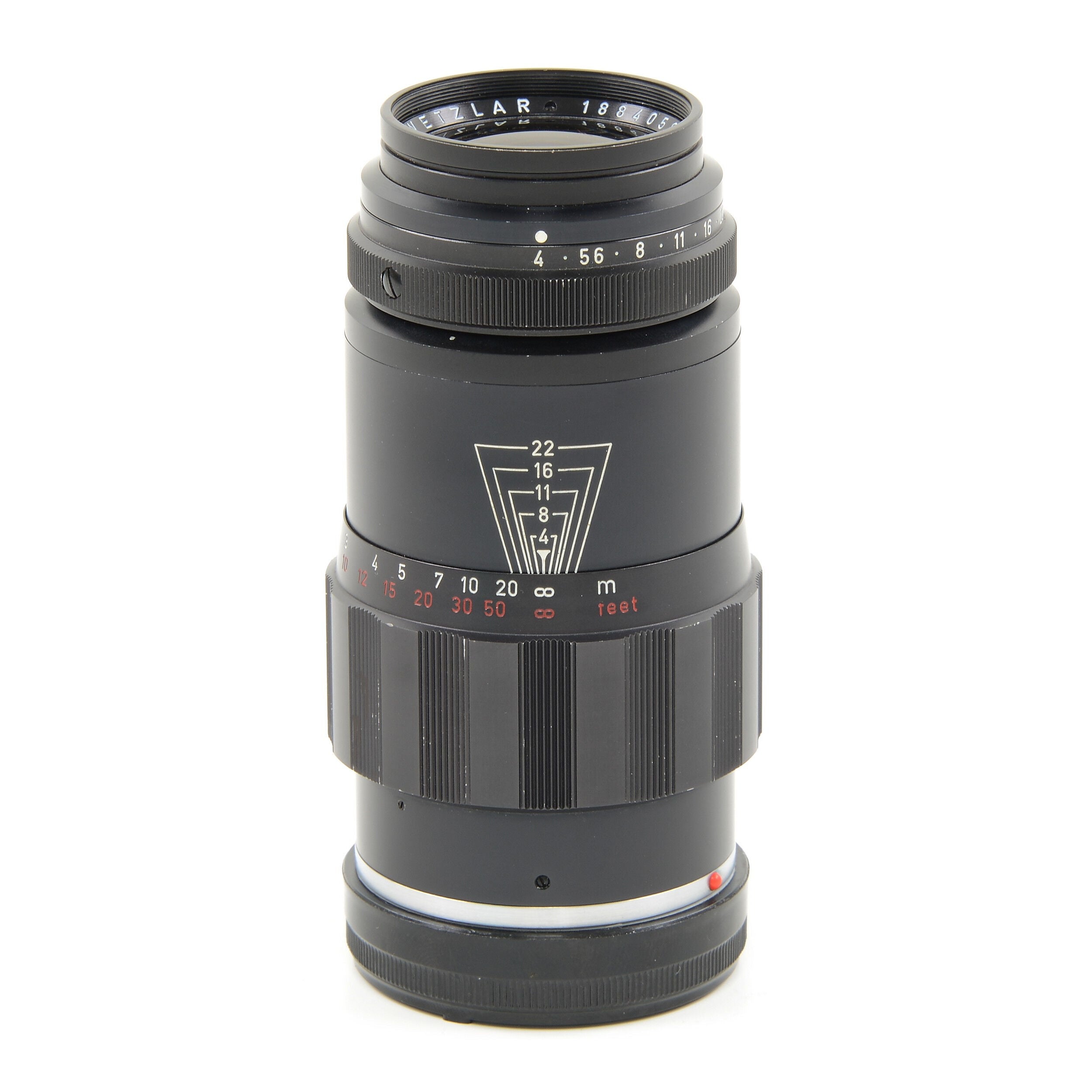 Leitz 135mm f4 Elmar In Tele-Elmar Barrel Pre-Series Rare