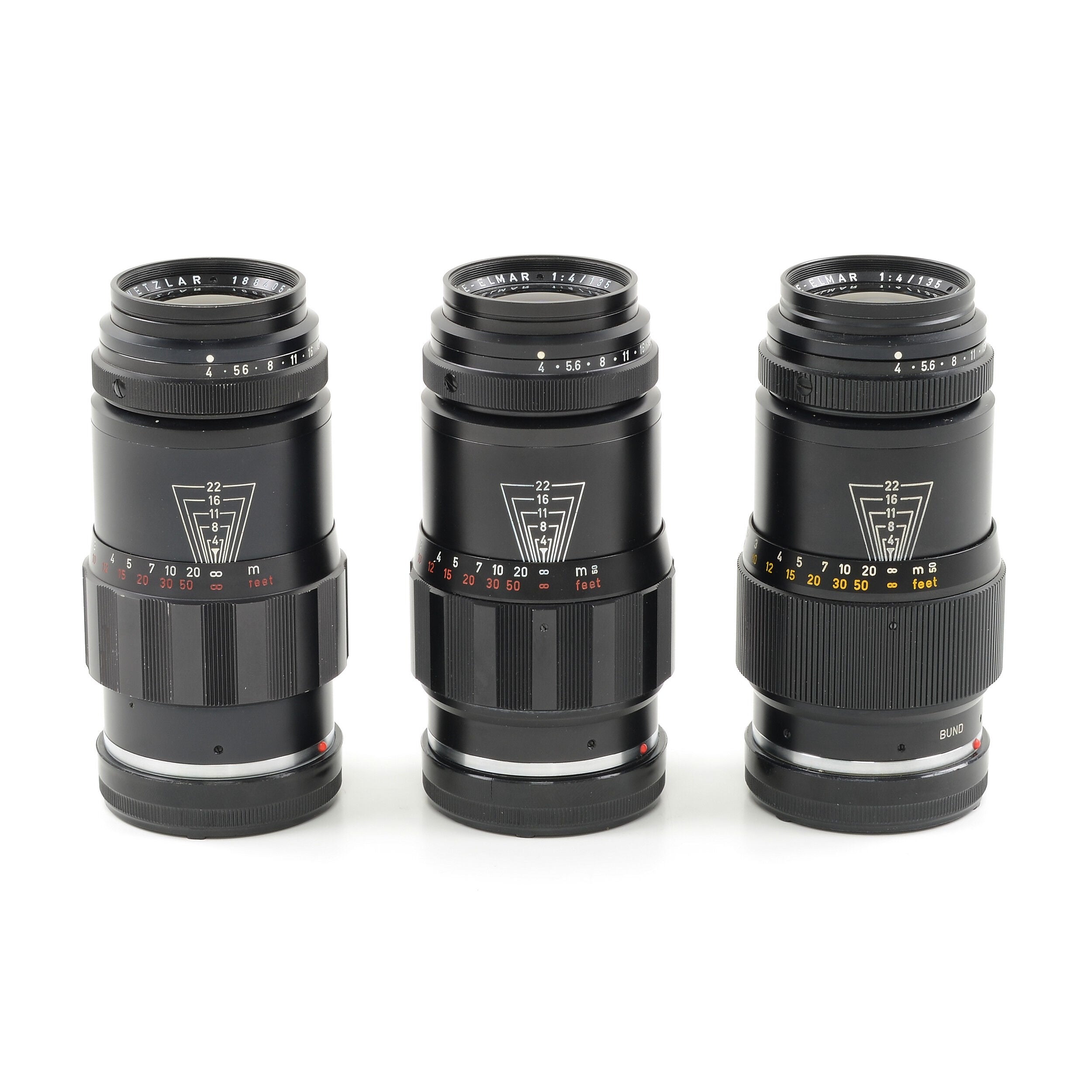 Leitz 135mm f4 Elmar In Tele-Elmar Barrel Pre-Series Rare