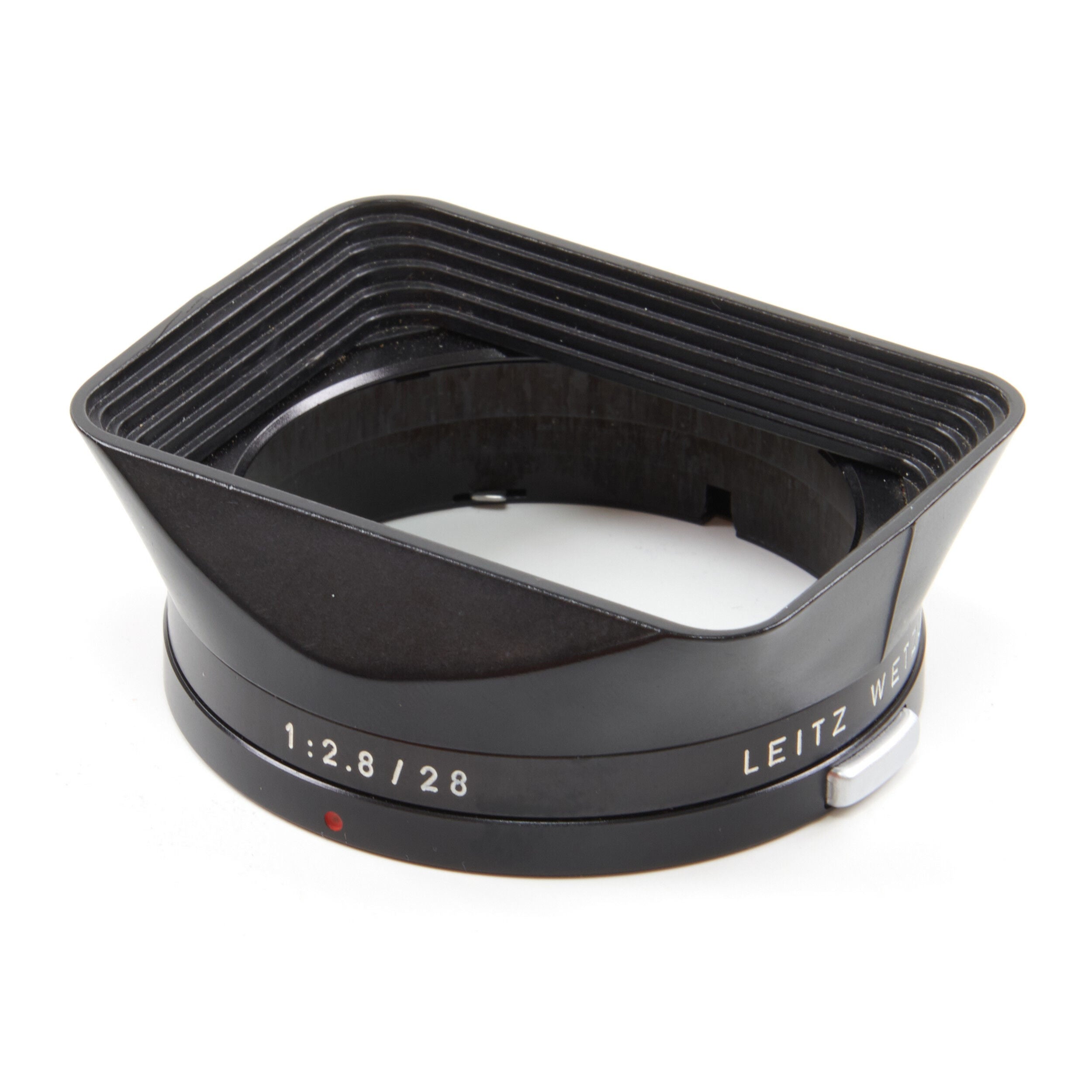 Leitz 28mm f2.8 Elmarit 9 Element Black Paint Stopper Canada + Hood