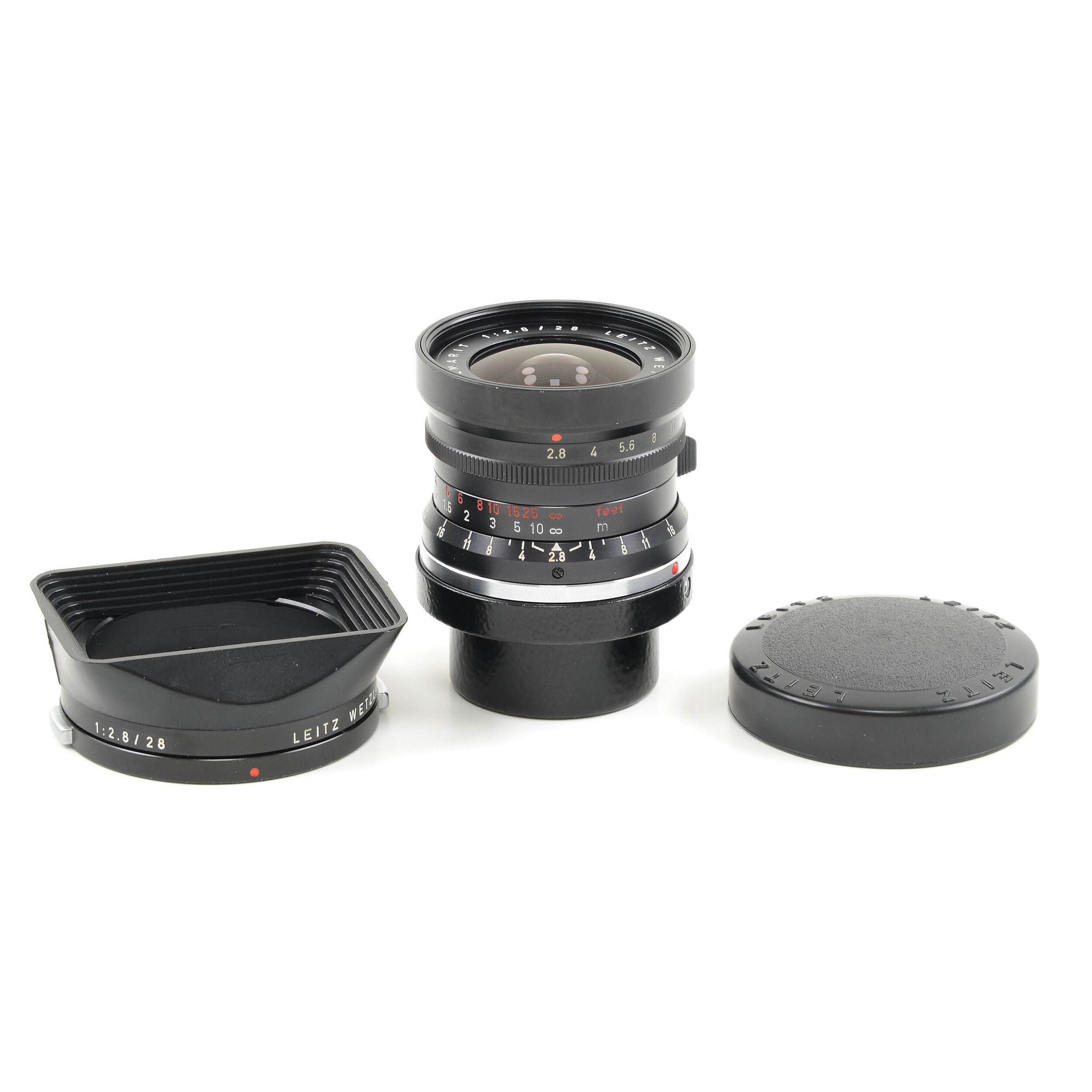 Leitz 28mm f2.8 Elmarit 9 Element Black Paint Stopper Wetzlar Very Late Out Of Batch Number