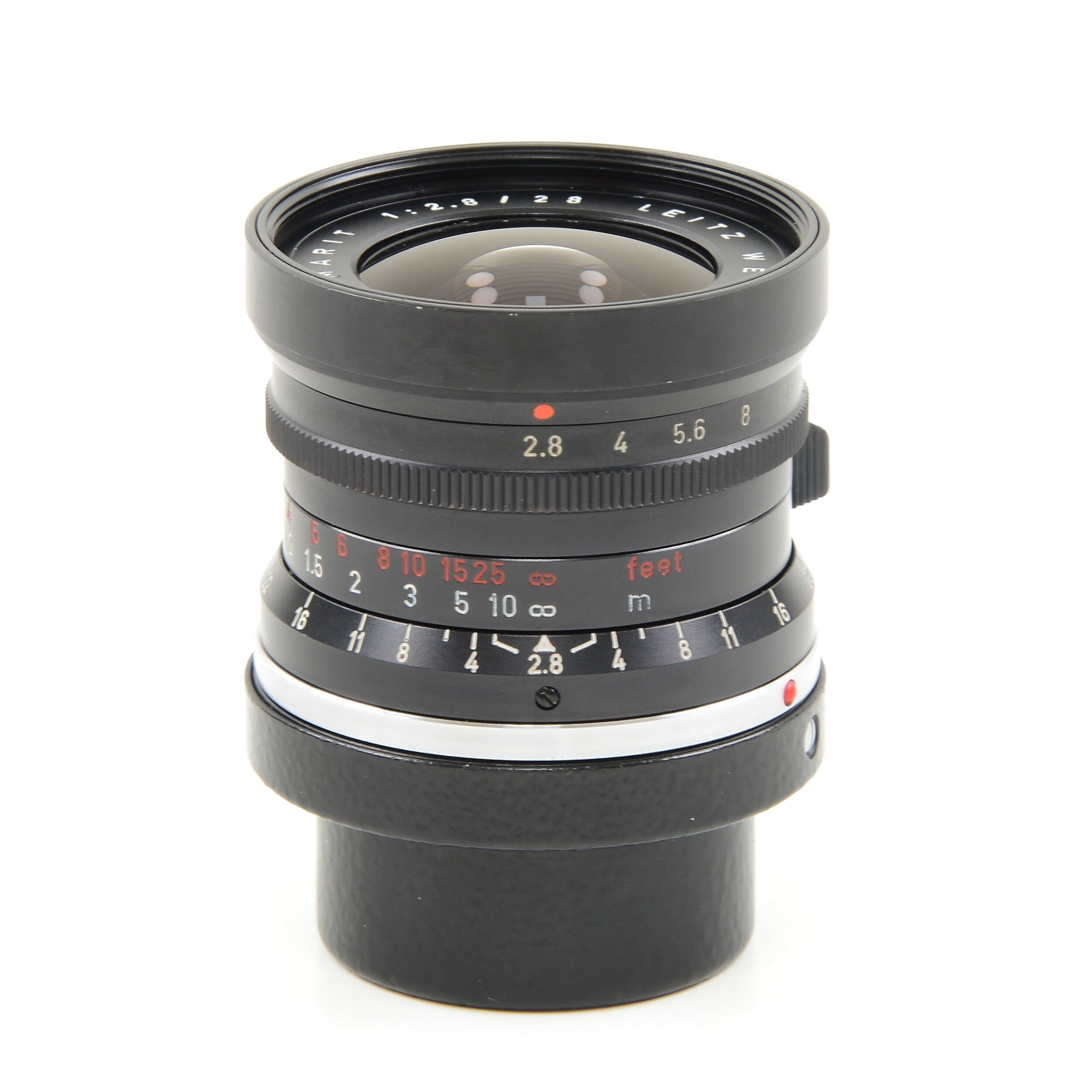 Leitz 28mm f2.8 Elmarit 9 Element Black Paint Stopper Wetzlar Very Late Out Of Batch Number