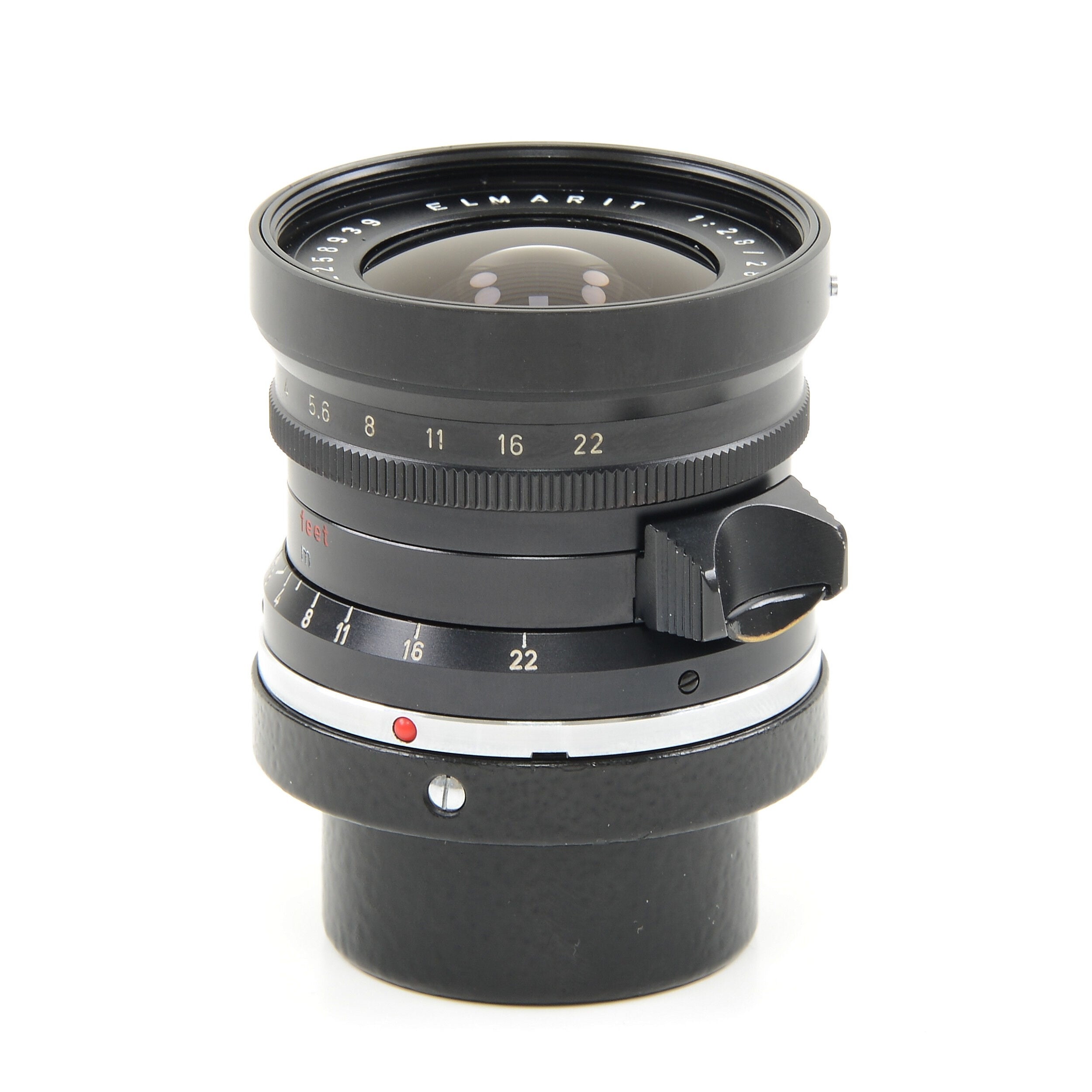 Leitz 28mm f2.8 Elmarit 9 Element Black Paint Stopper Wetzlar Very Late Out Of Batch Number