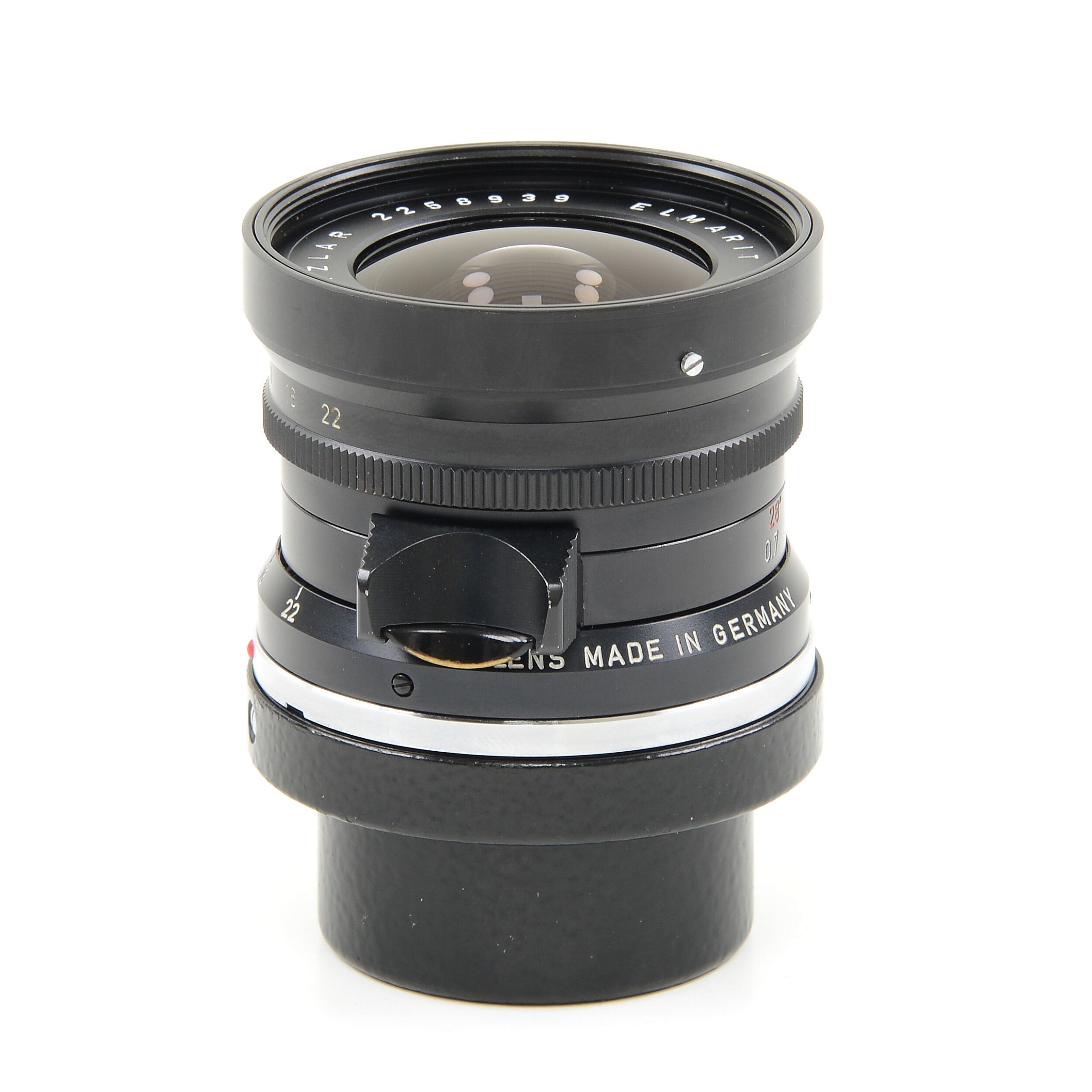 Leitz 28mm f2.8 Elmarit 9 Element Black Paint Stopper Wetzlar Very Late Out Of Batch Number